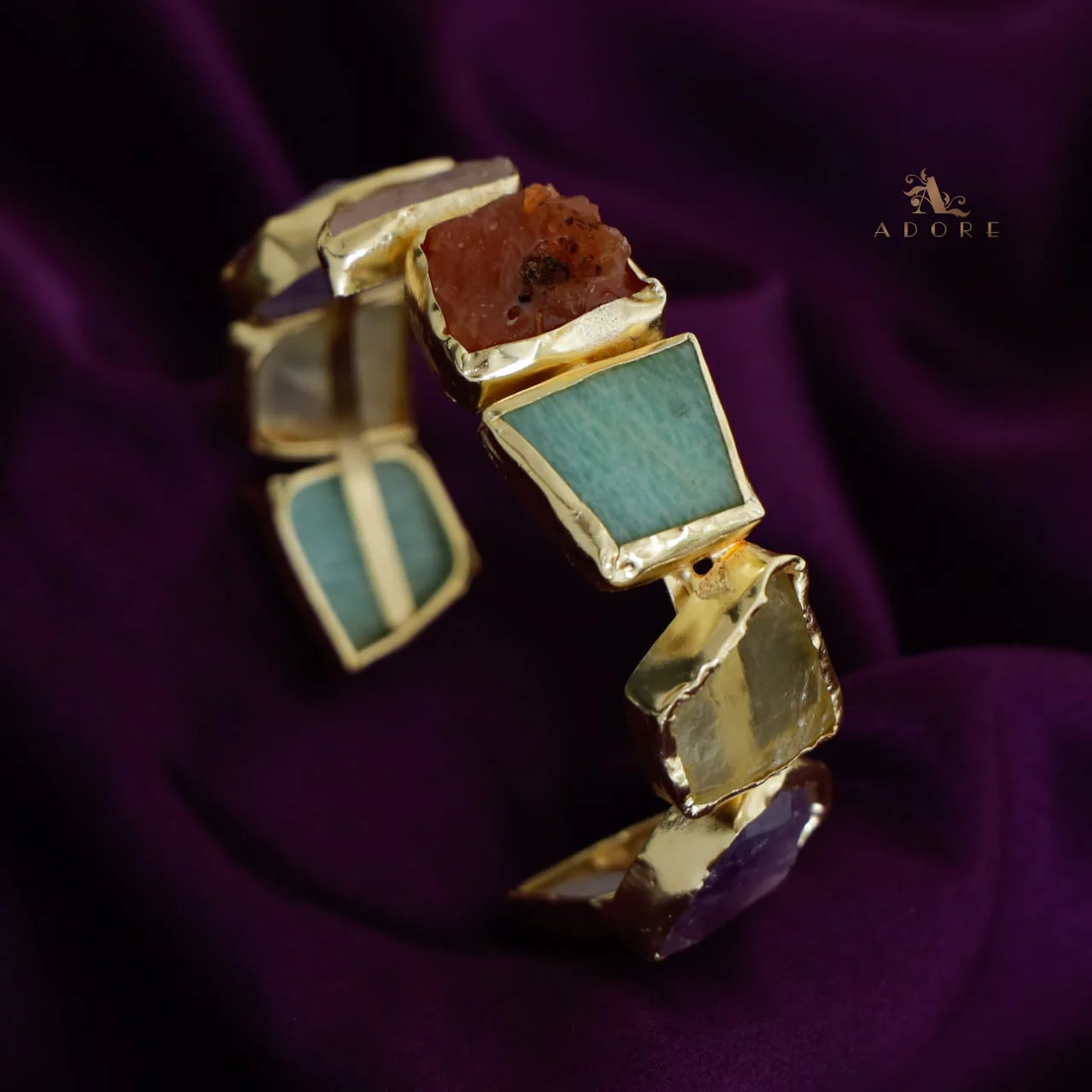 Adjustable Raw Stone Cuffs (Colour Options) - Image 19