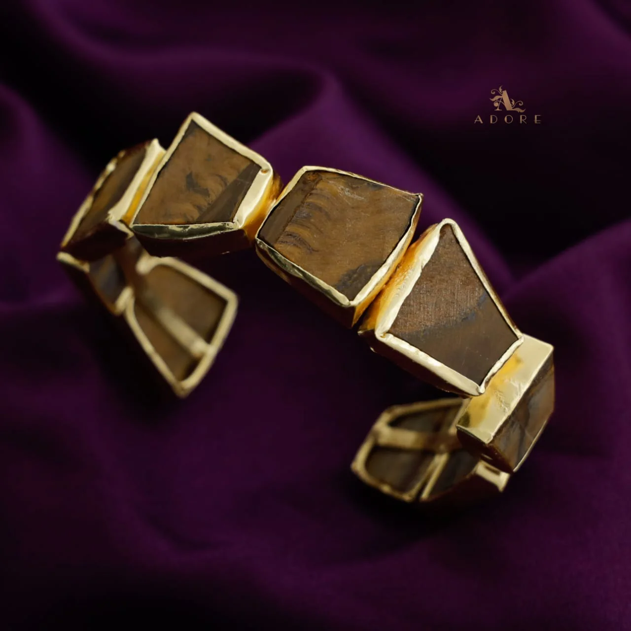 Adjustable Raw Stone Cuffs (Colour Options) - Image 3