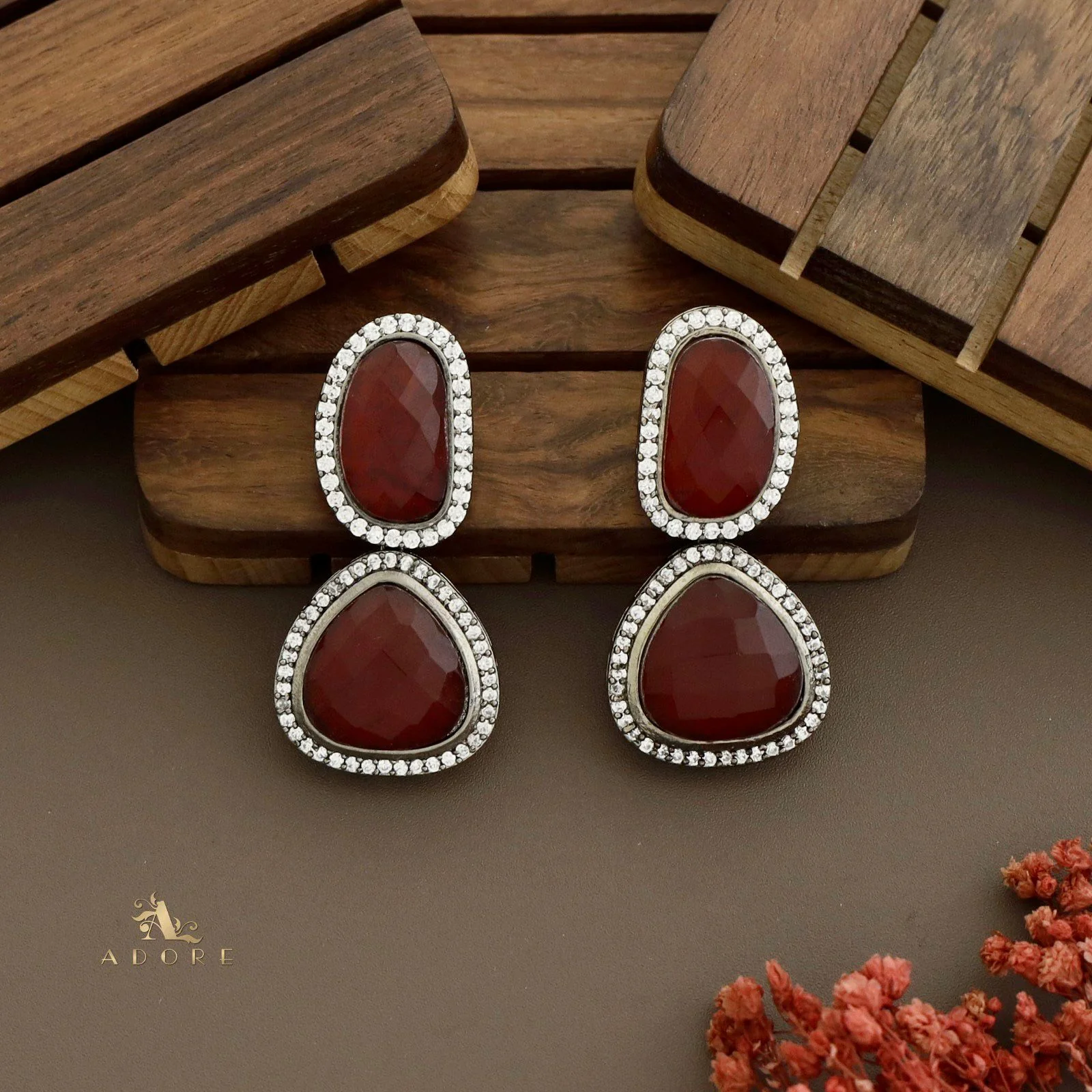 Adore - Multicolour Elite Neck Piece With Earring - Image 24