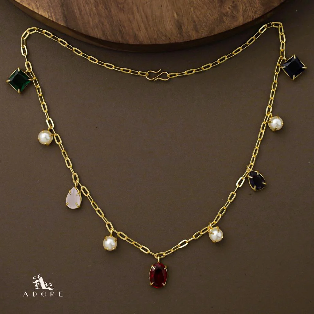 Agneta Glossy Pearl Neckpiece - Image 3