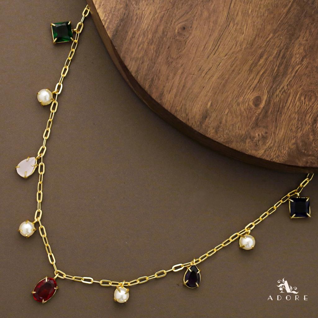 Agneta Glossy Pearl Neckpiece - Image 4