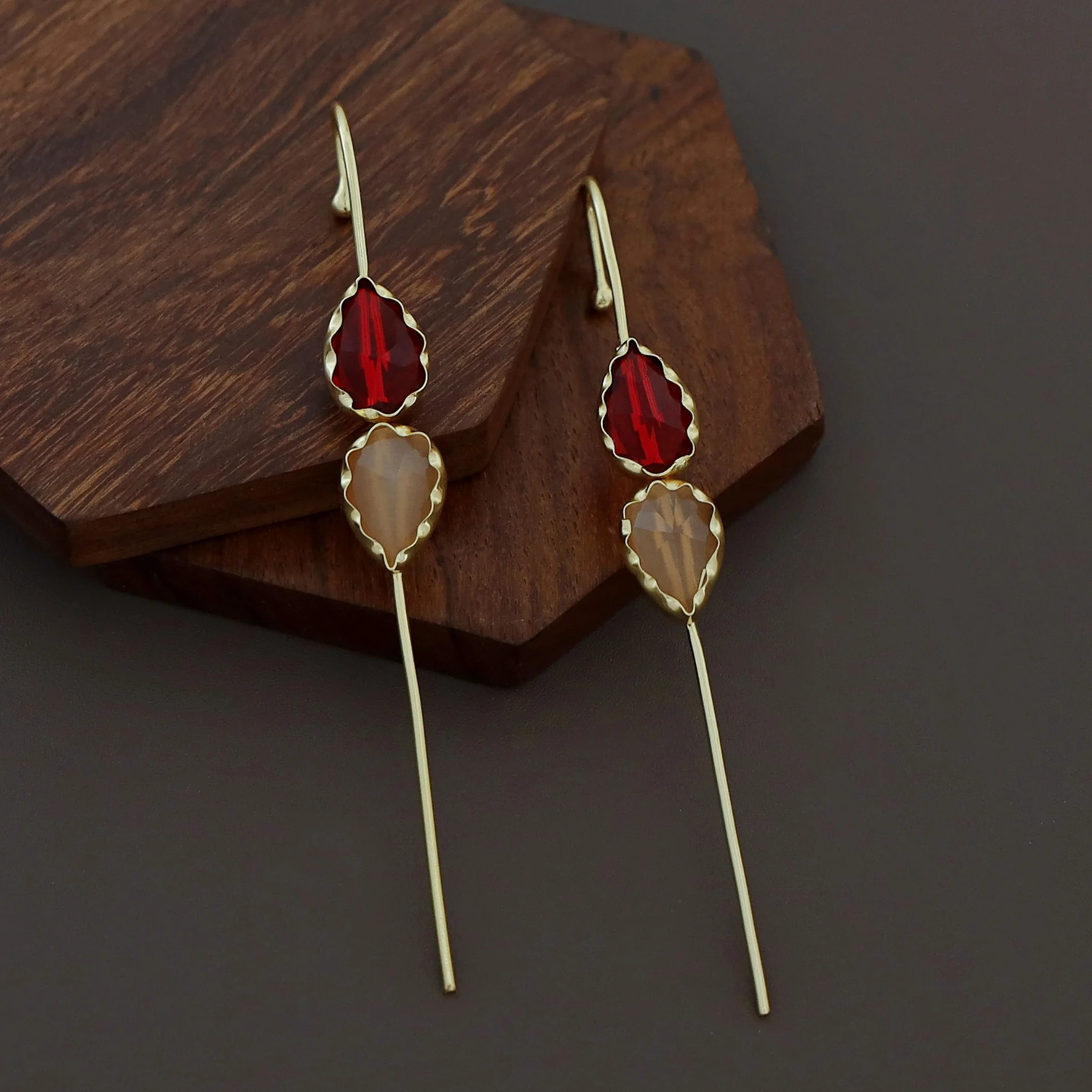 Ahanza Dual Glossy Ear-Cuff (Set Of 2) - Image 6