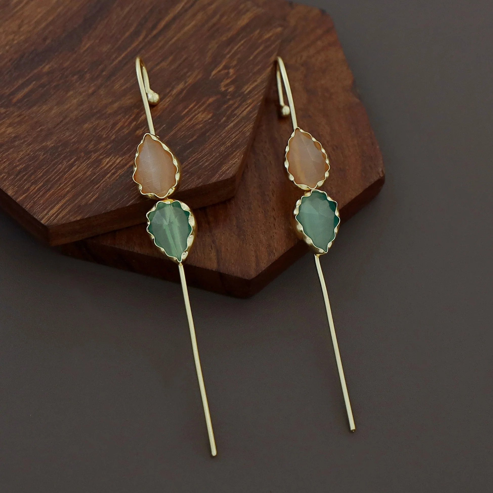 Ahanza Dual Glossy Ear-Cuff (Set Of 2) - Image 7