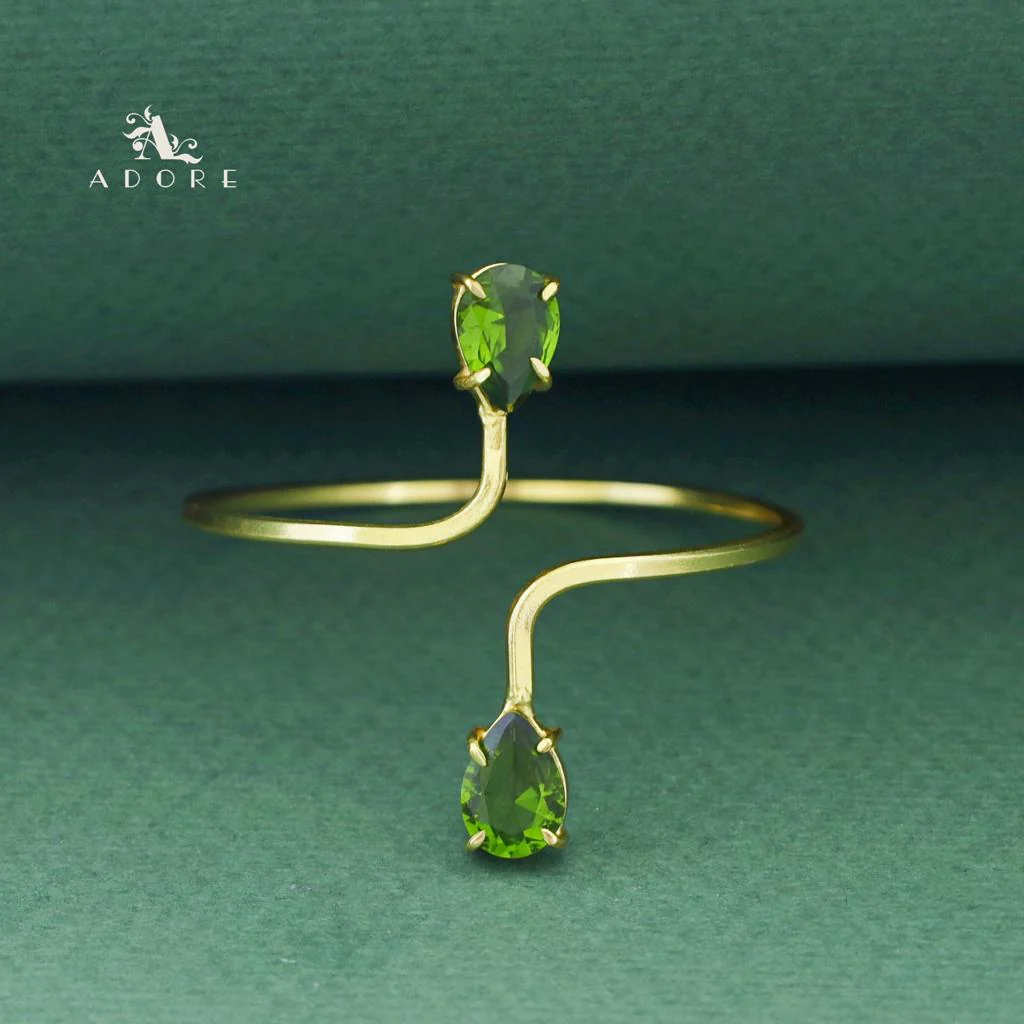Aisa Dual Claw Glossy Drop Bangle - Image 13