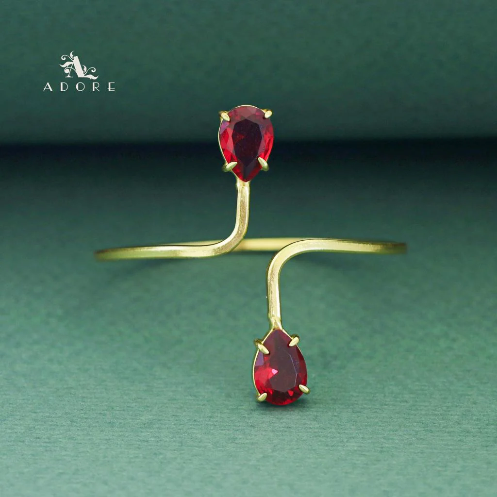 Aisa Dual Claw Glossy Drop Bangle - Image 14