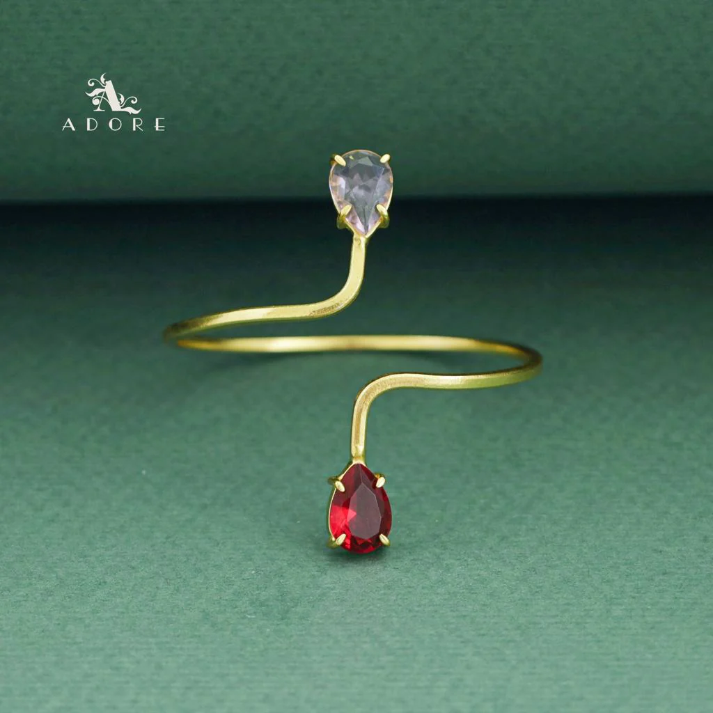 Aisa Dual Claw Glossy Drop Bangle - Image 19