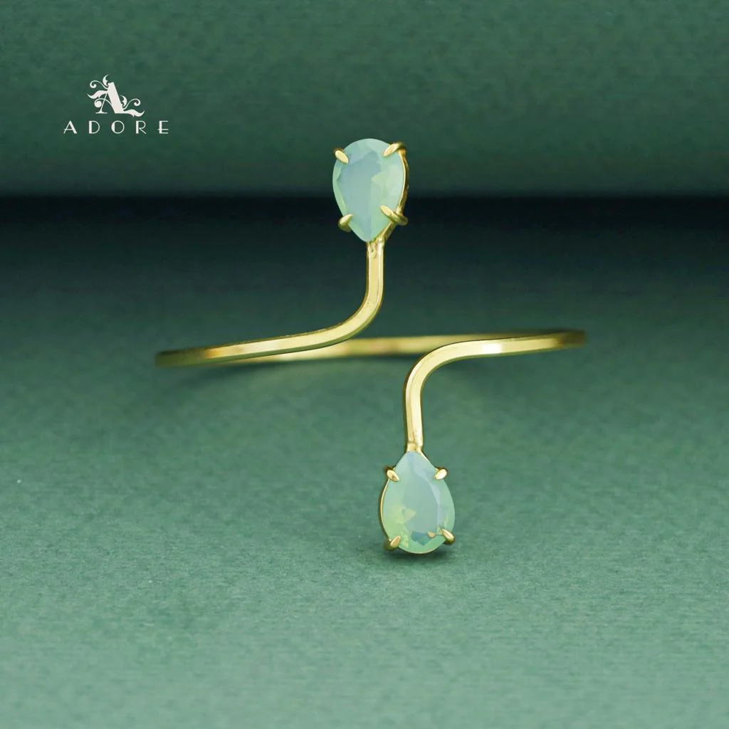Aisa Dual Claw Glossy Drop Bangle - Image 20