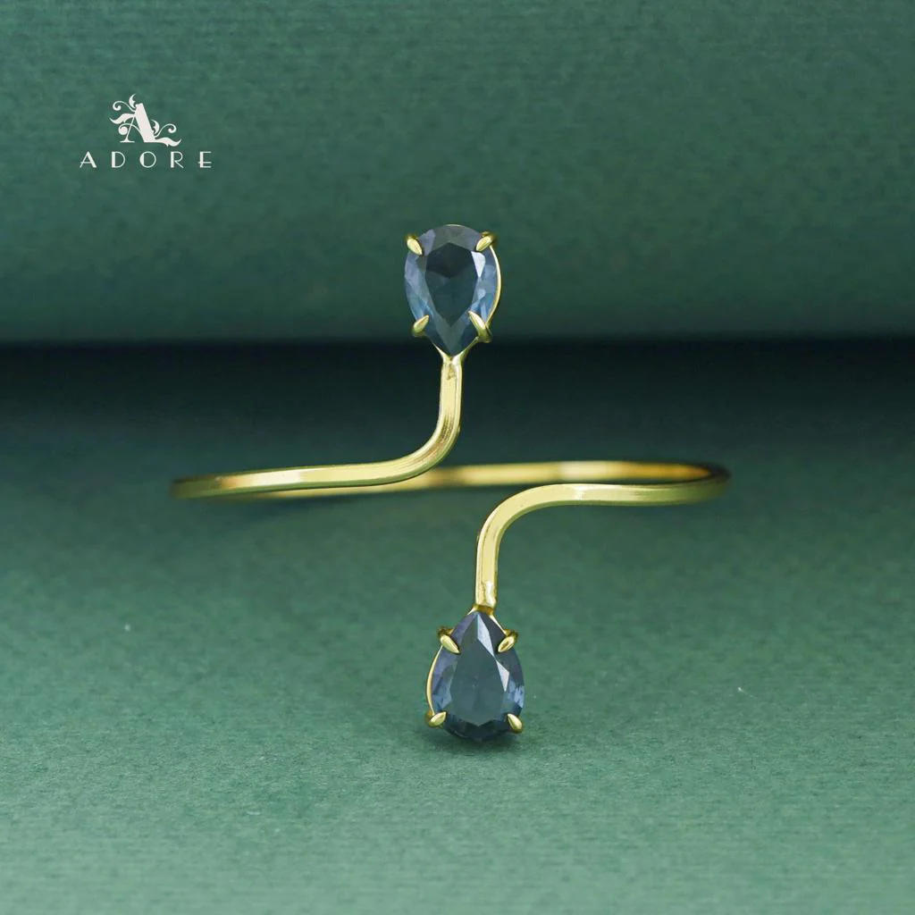 Aisa Dual Claw Glossy Drop Bangle - Image 22