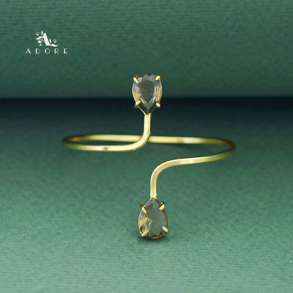 Aisa Dual Claw Glossy Drop Bangle - Image 23