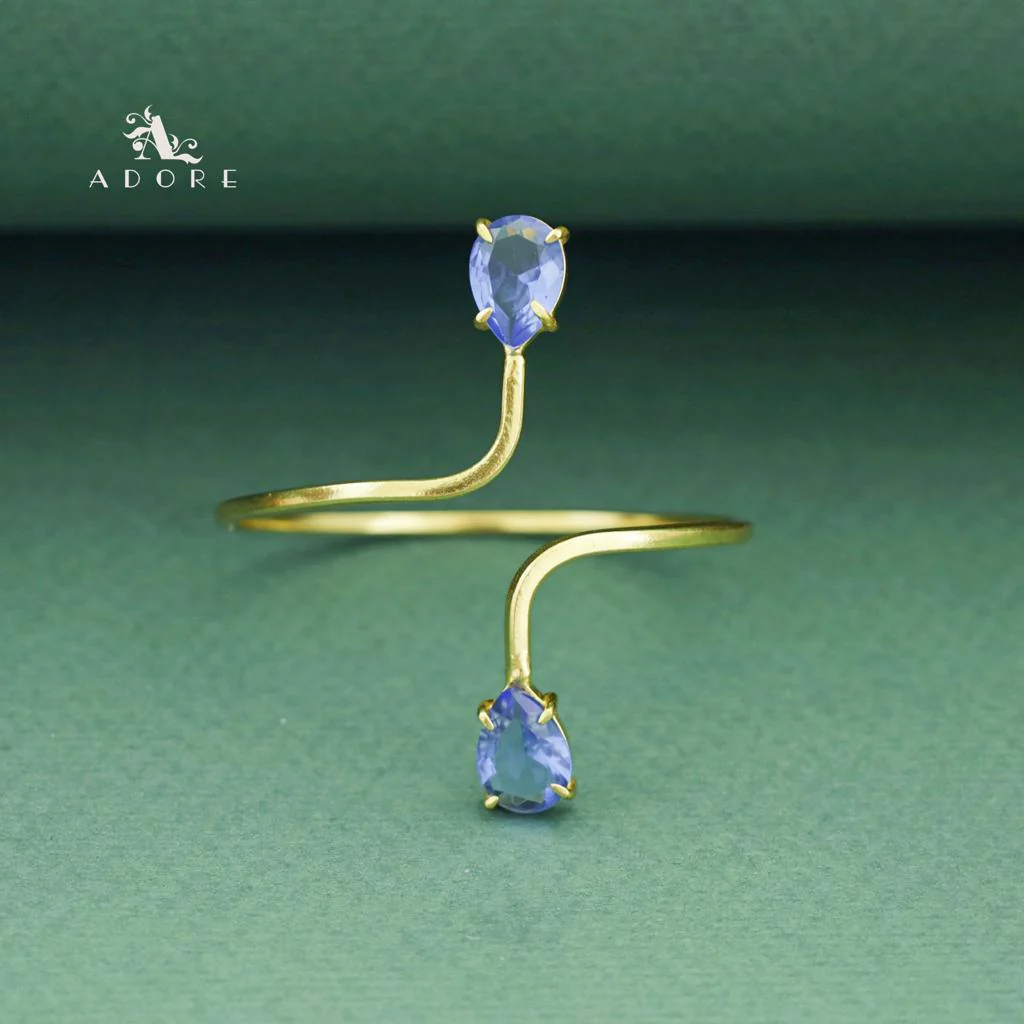 Aisa Dual Claw Glossy Drop Bangle - Image 24