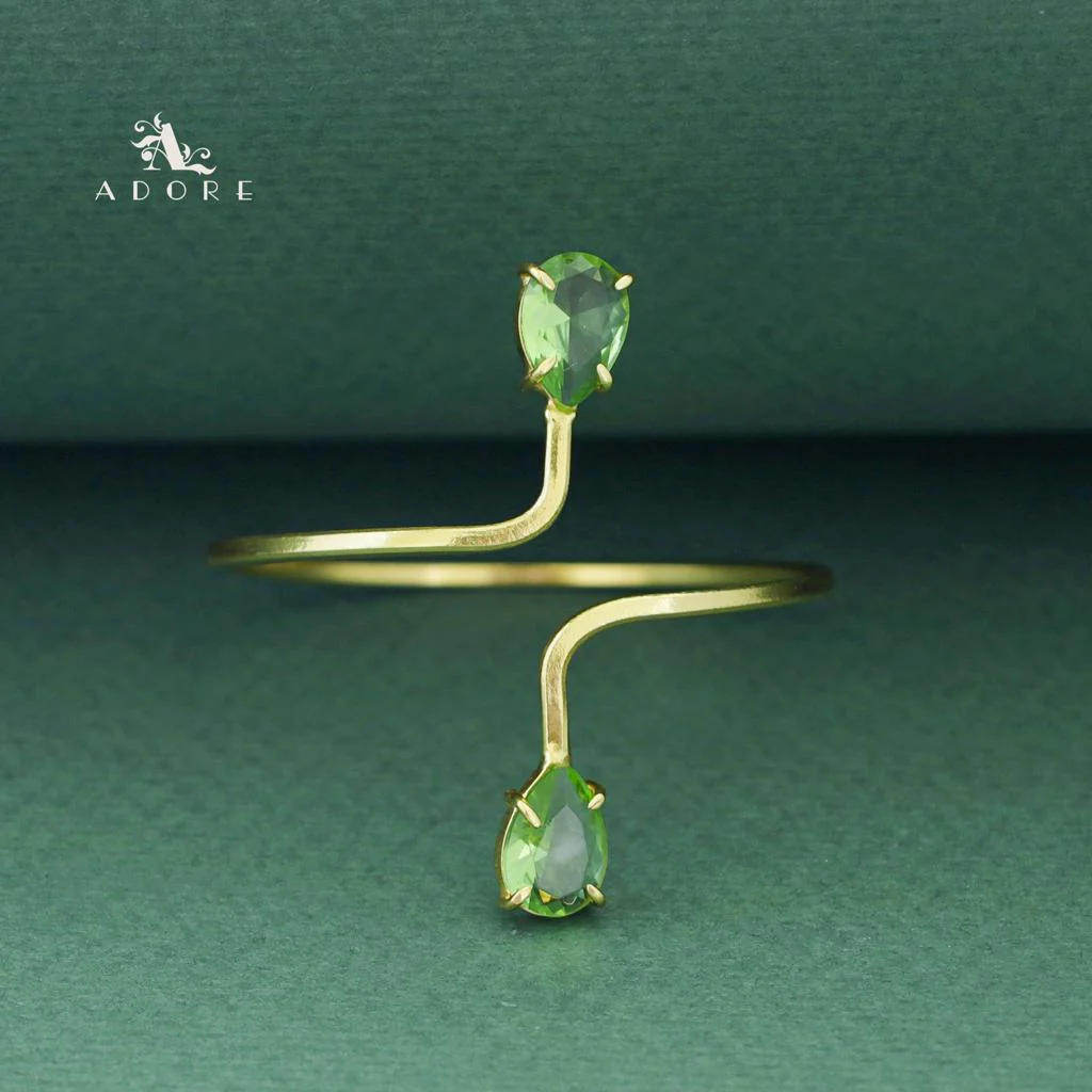Aisa Dual Claw Glossy Drop Bangle - Image 25