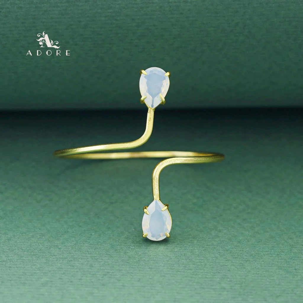 Aisa Dual Claw Glossy Drop Bangle - Image 26