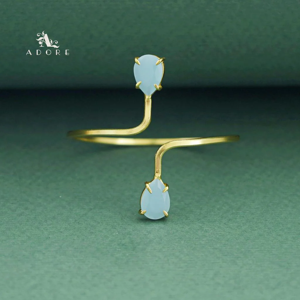 Aisa Dual Claw Glossy Drop Bangle - Image 29