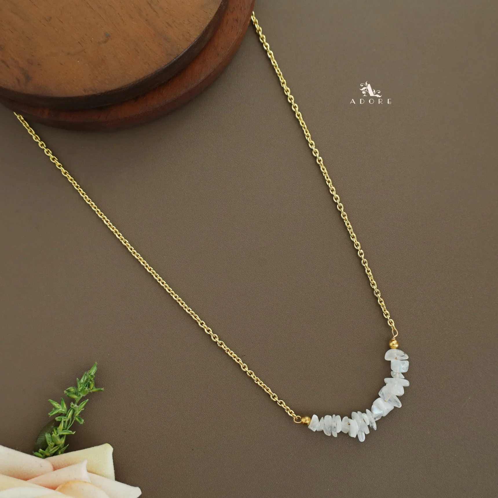Aiza Golden Raw Stone Neckpiece - Image 14