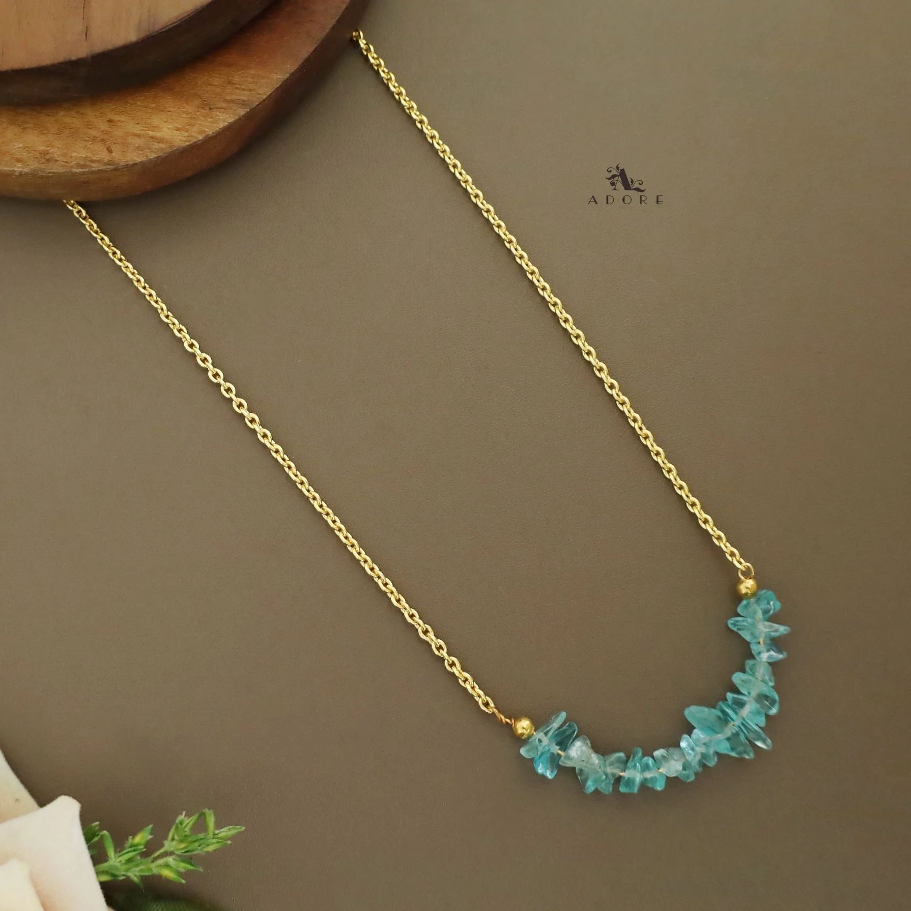 Aiza Golden Raw Stone Neckpiece - Image 7