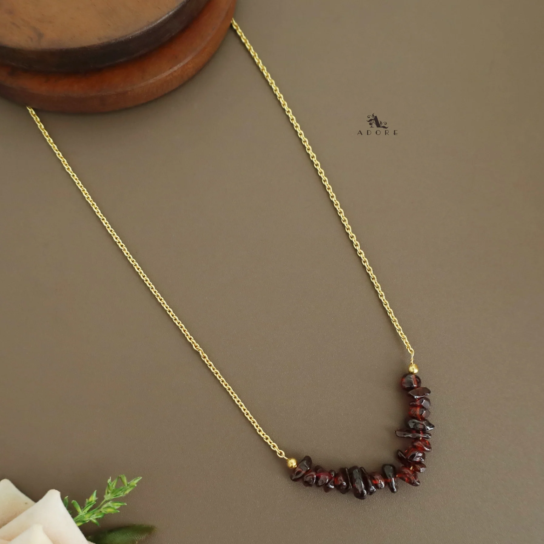 Aiza Golden Raw Stone Neckpiece - Image 9