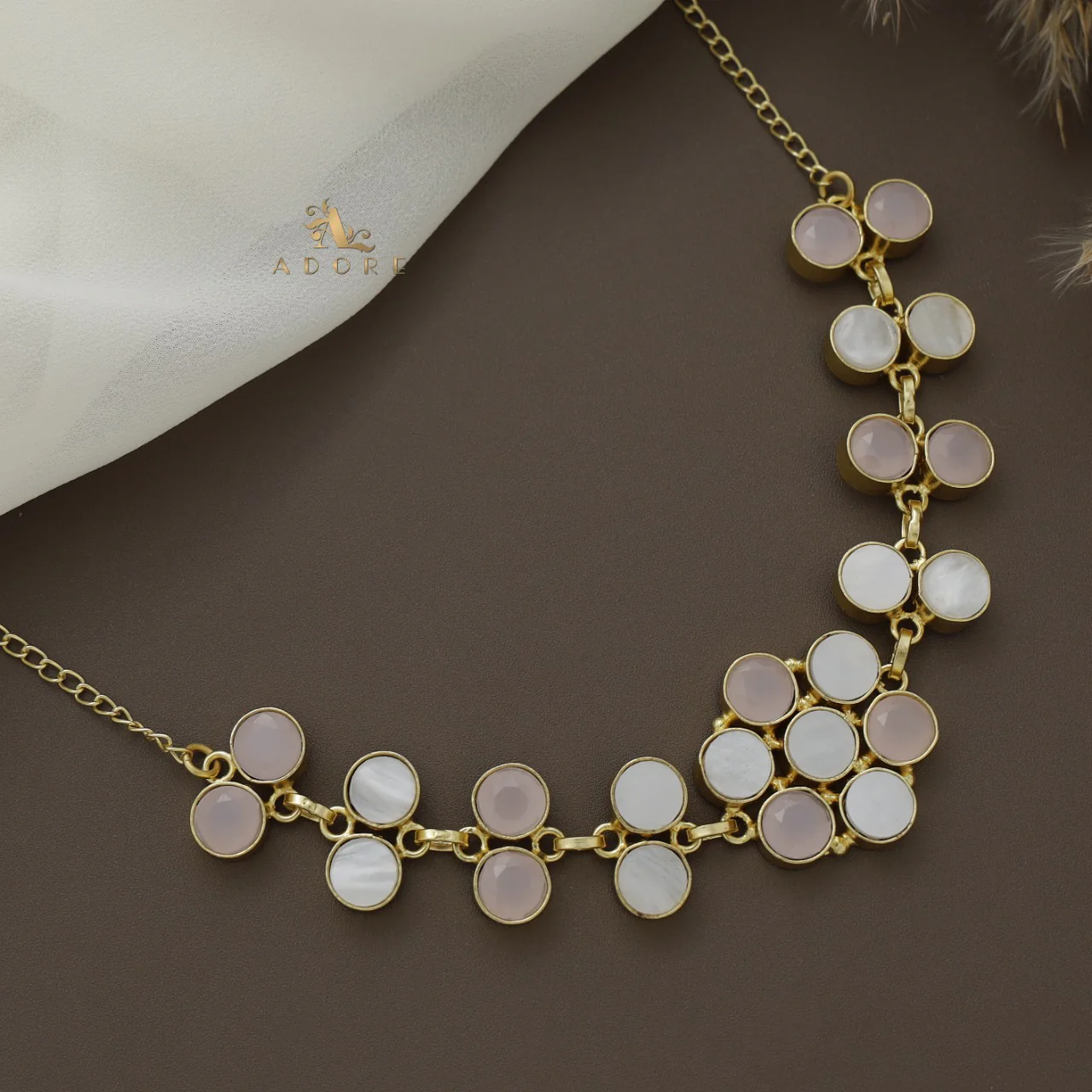 Alicent Flower Choker / Short Neckpiece - Image 11