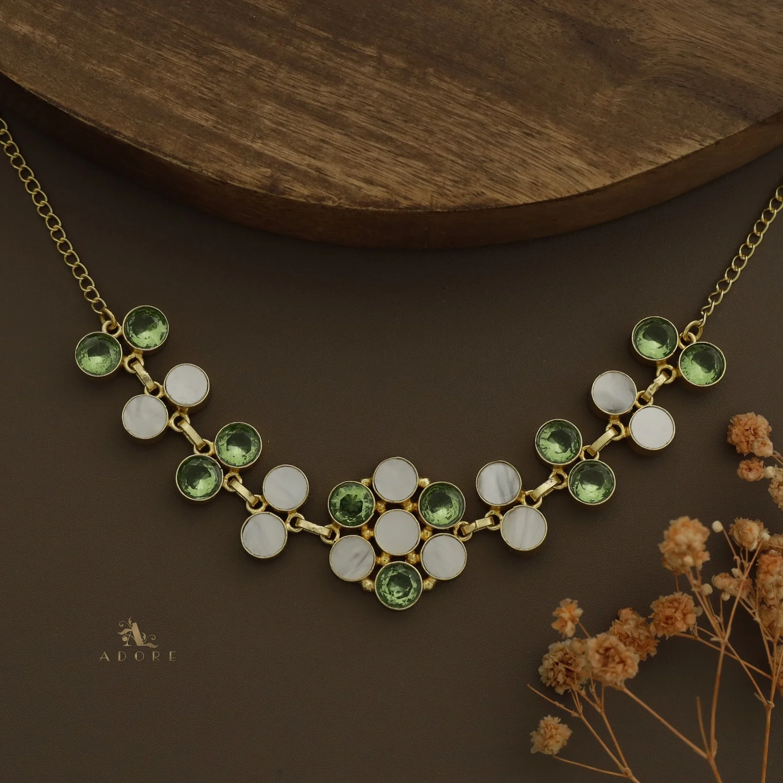 Alicent Flower Choker / Short Neckpiece - Image 3