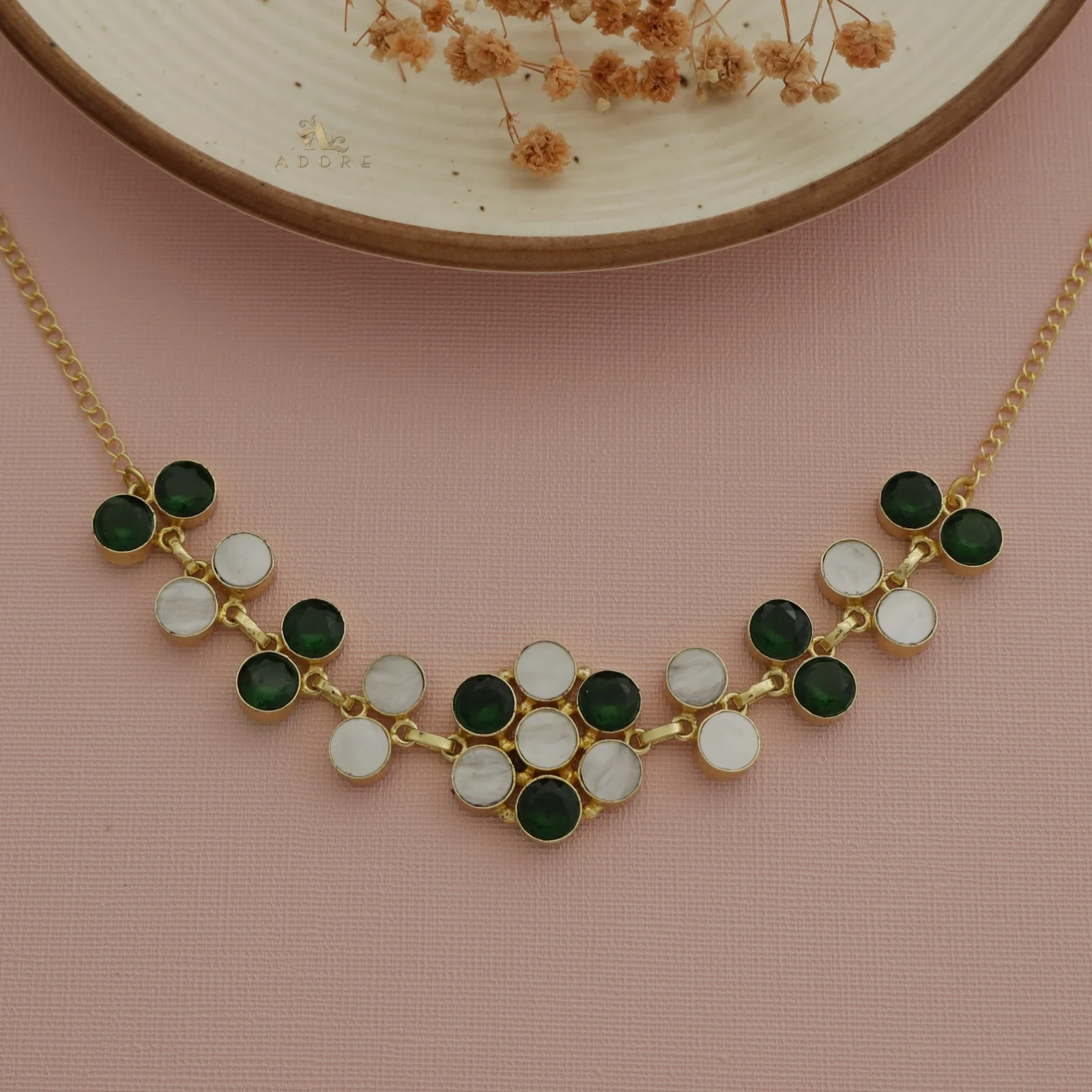 Alicent Flower Choker / Short Neckpiece - Image 5