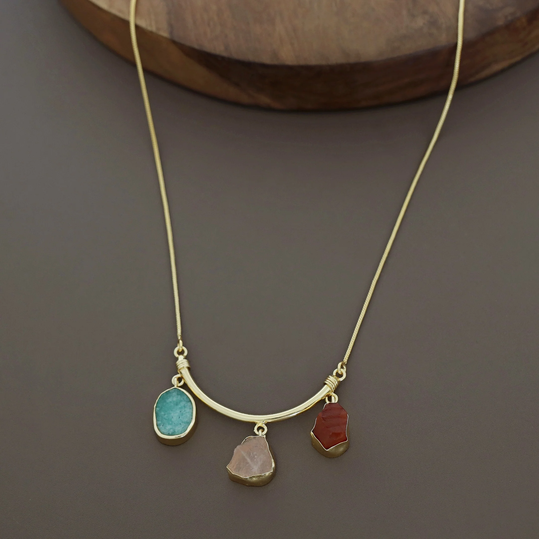 Amba Three Stone Neckpiece - Image 2