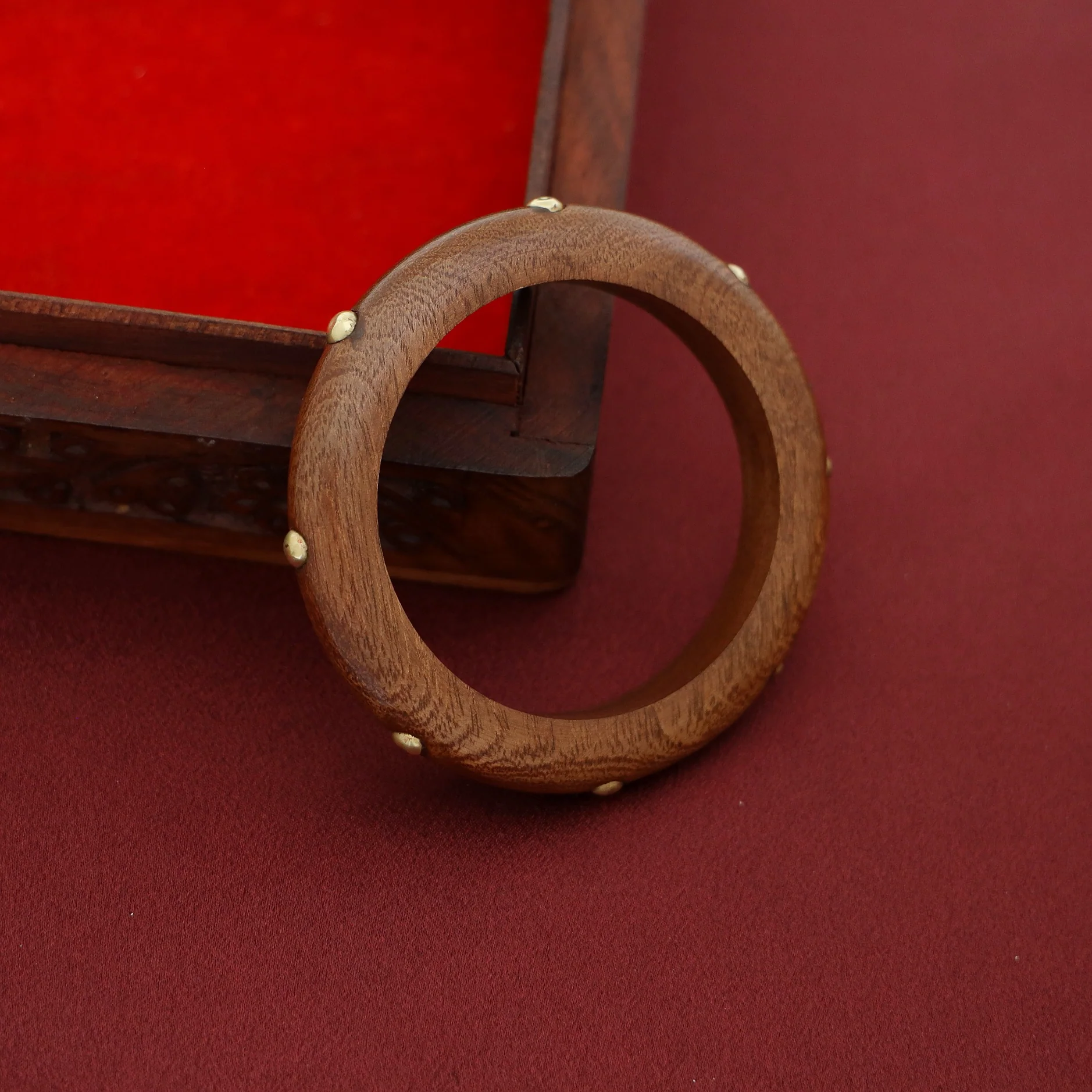 Amity Wooden Bangle ( Single piece ) - Image 2