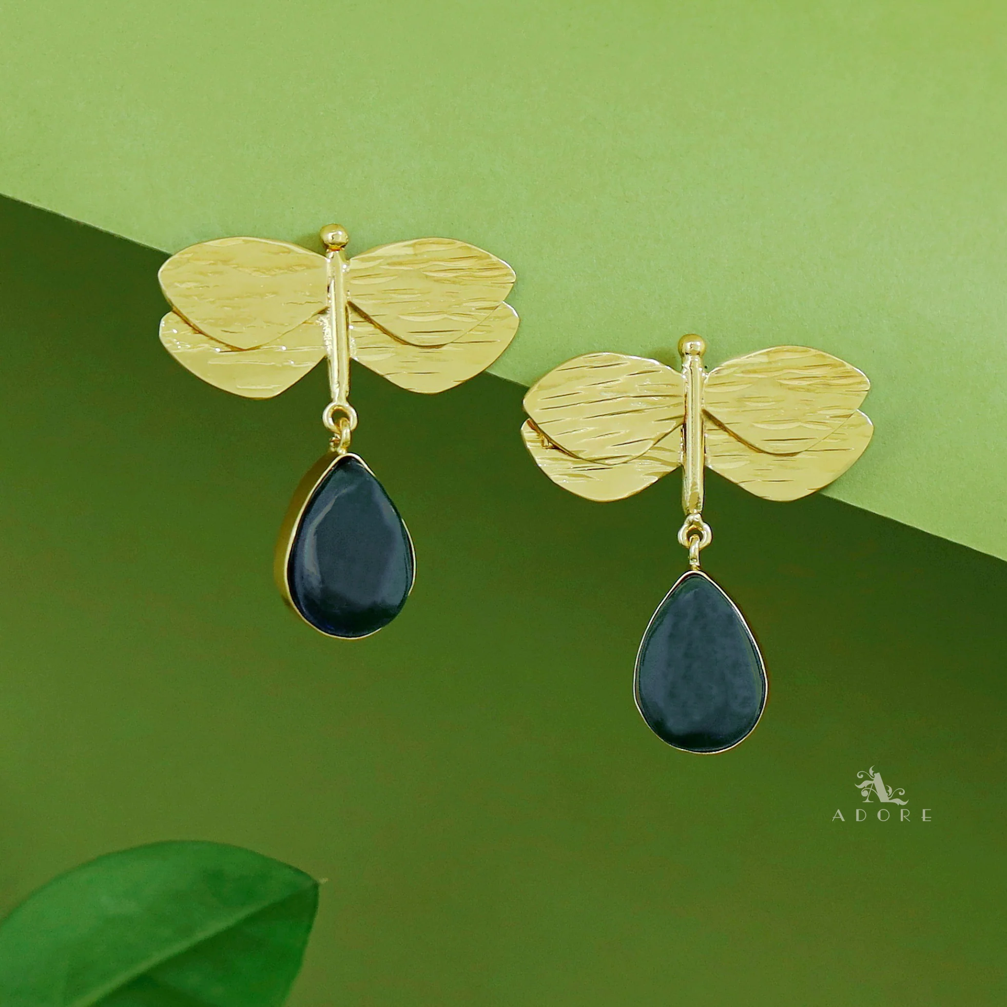 Anamya Dragonfly Glossy Drop Earring - Image 5