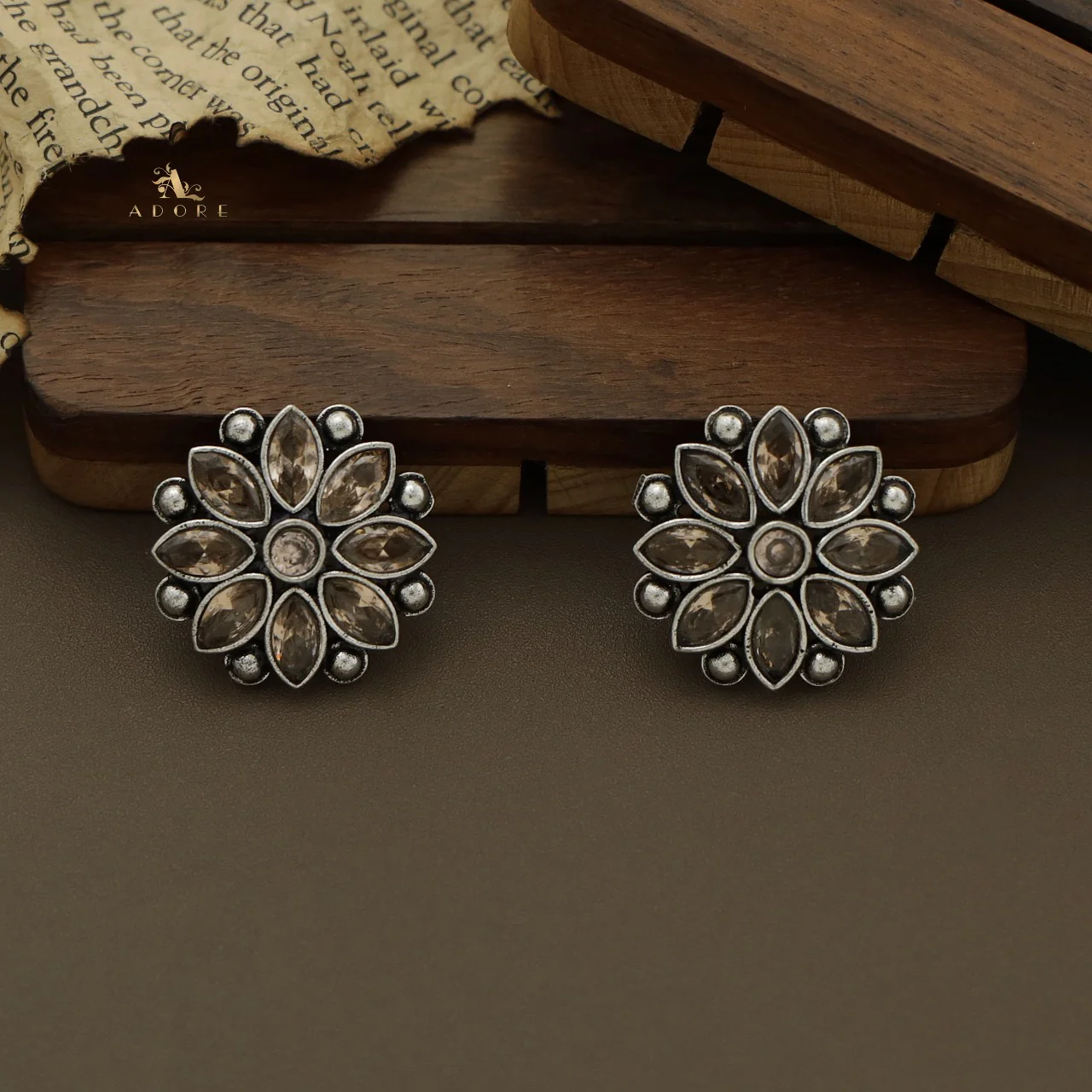 Angela Flower Earring - Image 2