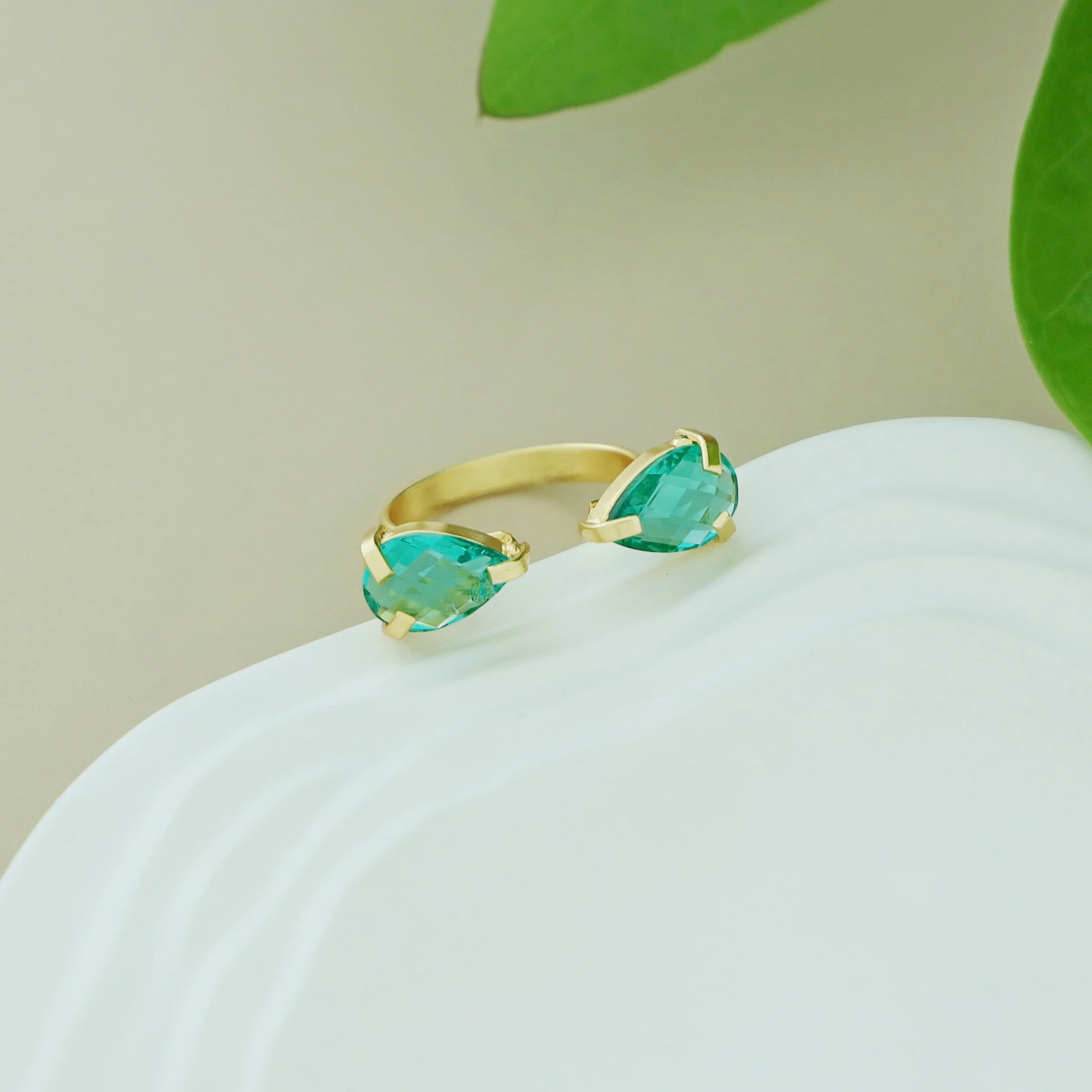 Aniya Dual Glossy Ring - Image 2