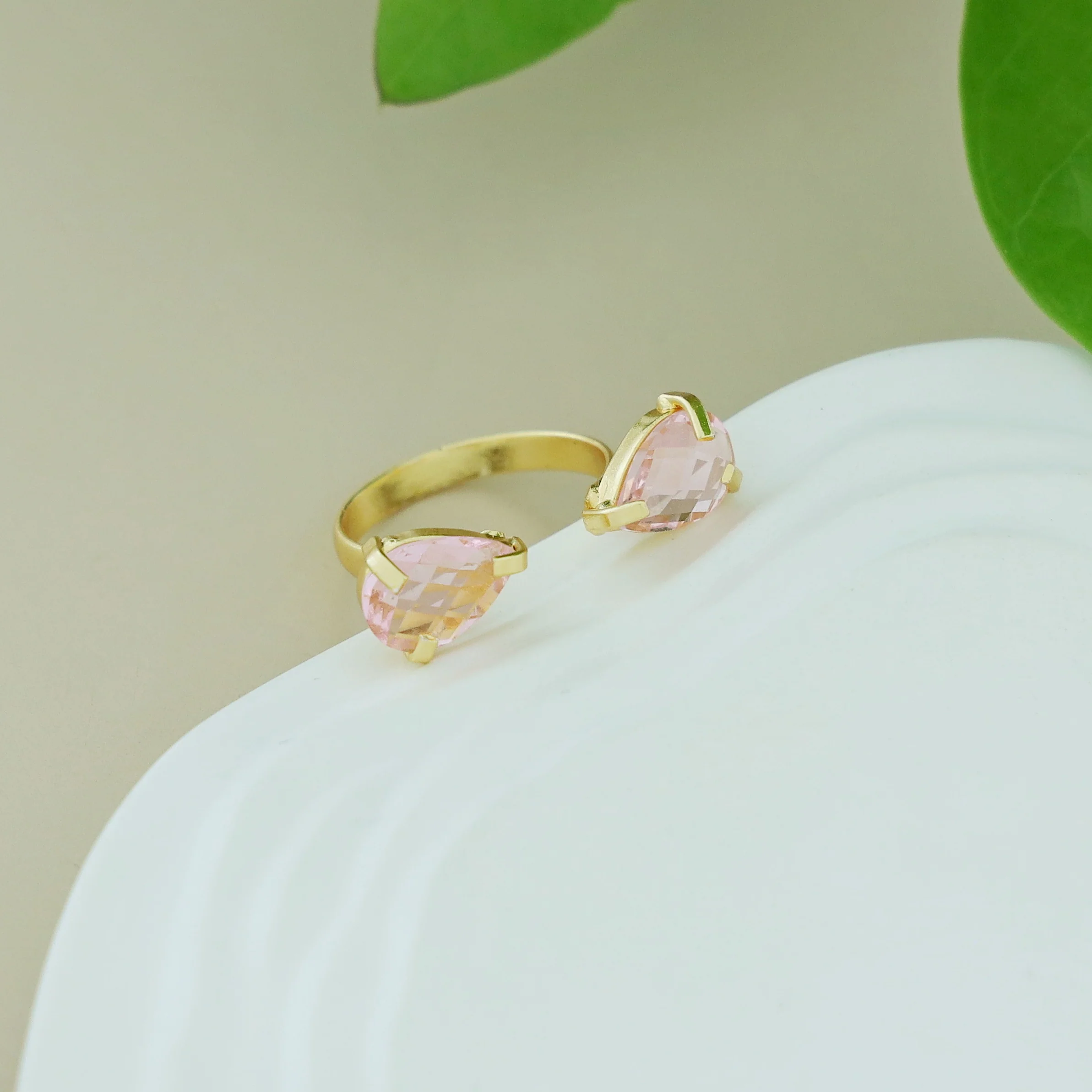 Aniya Dual Glossy Ring - Image 5