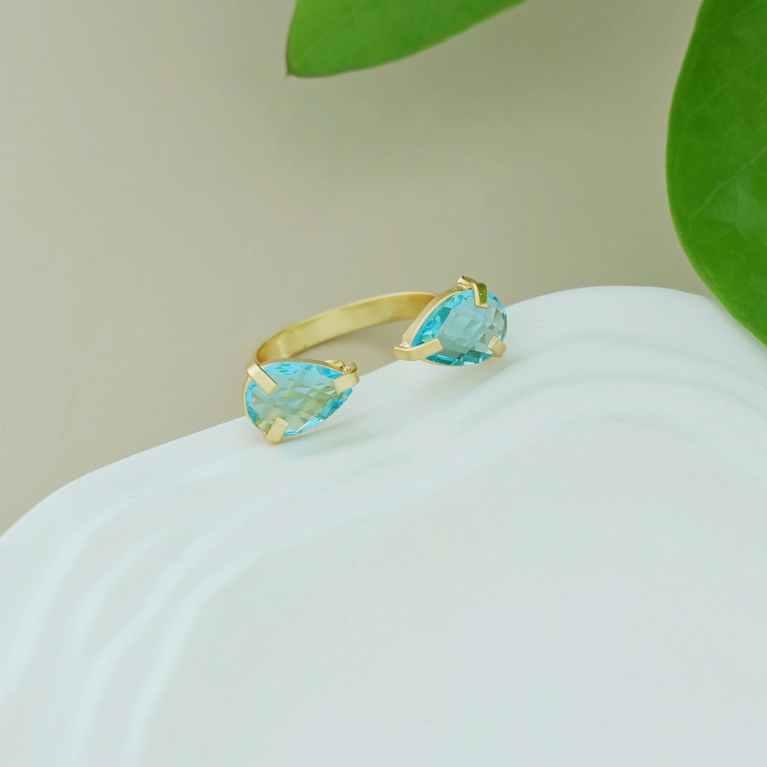 Aniya Dual Glossy Ring - Image 6