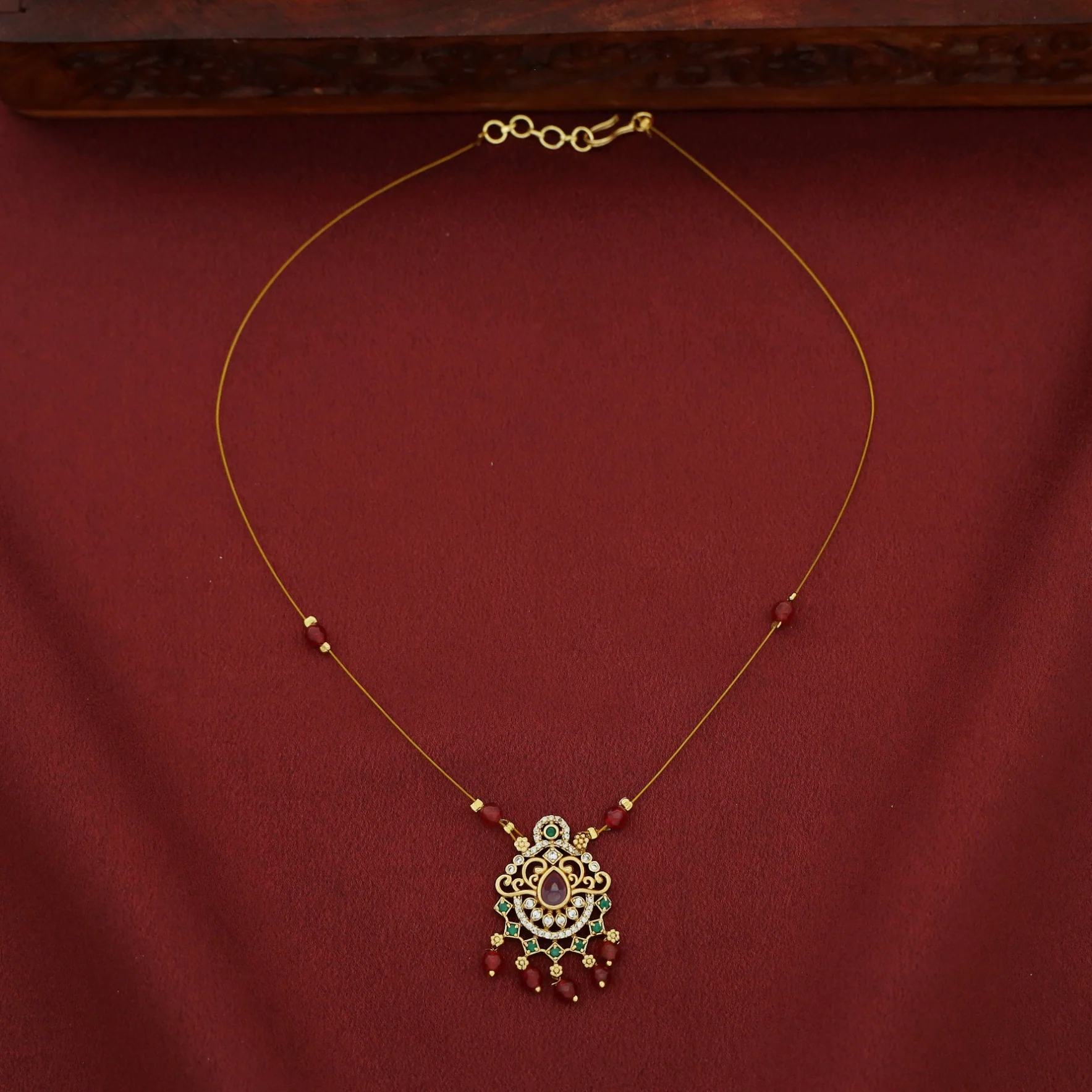 Anoosha Beaded String Neckpiece - Image 6
