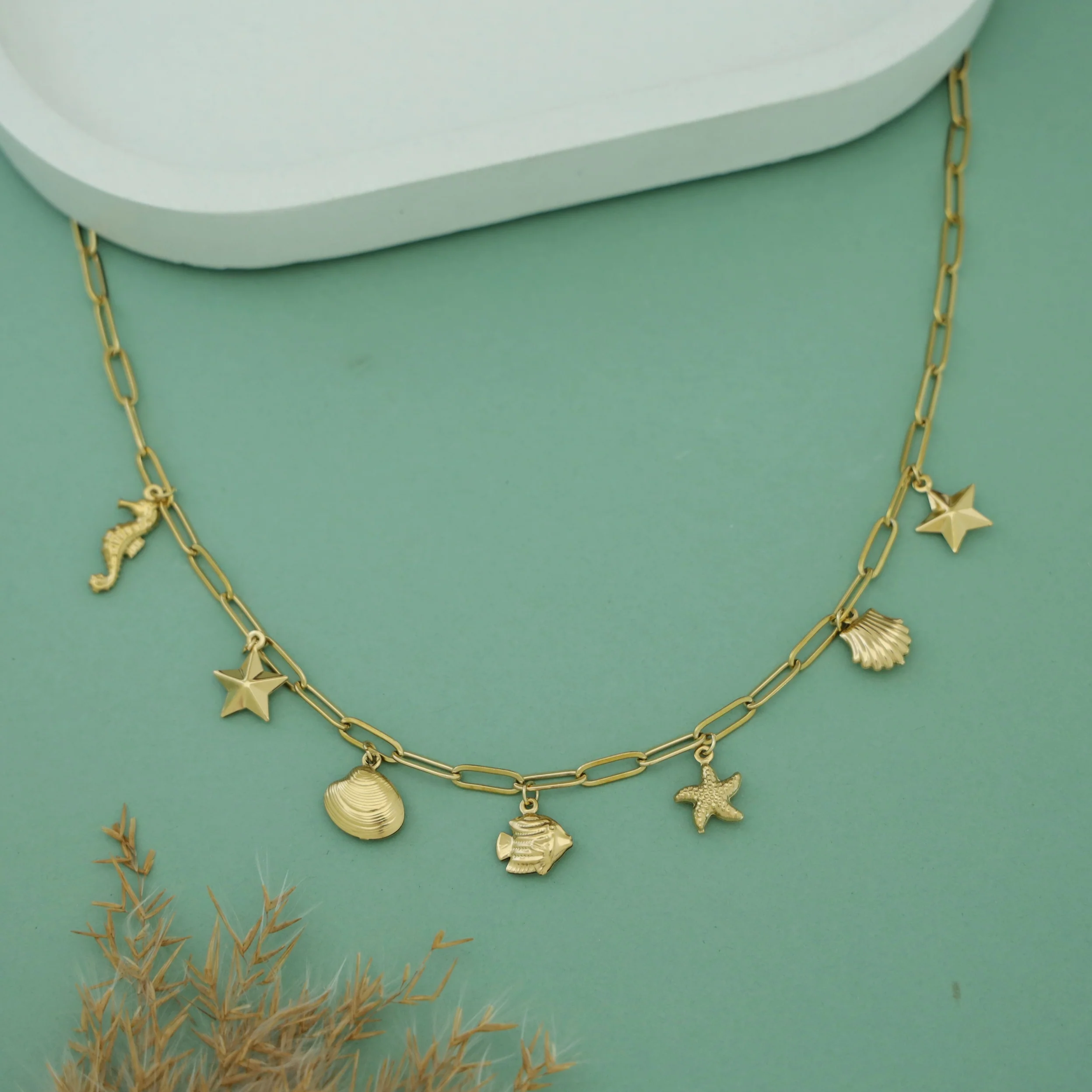 Arista Ocean Charm Neckpiece - Image 3