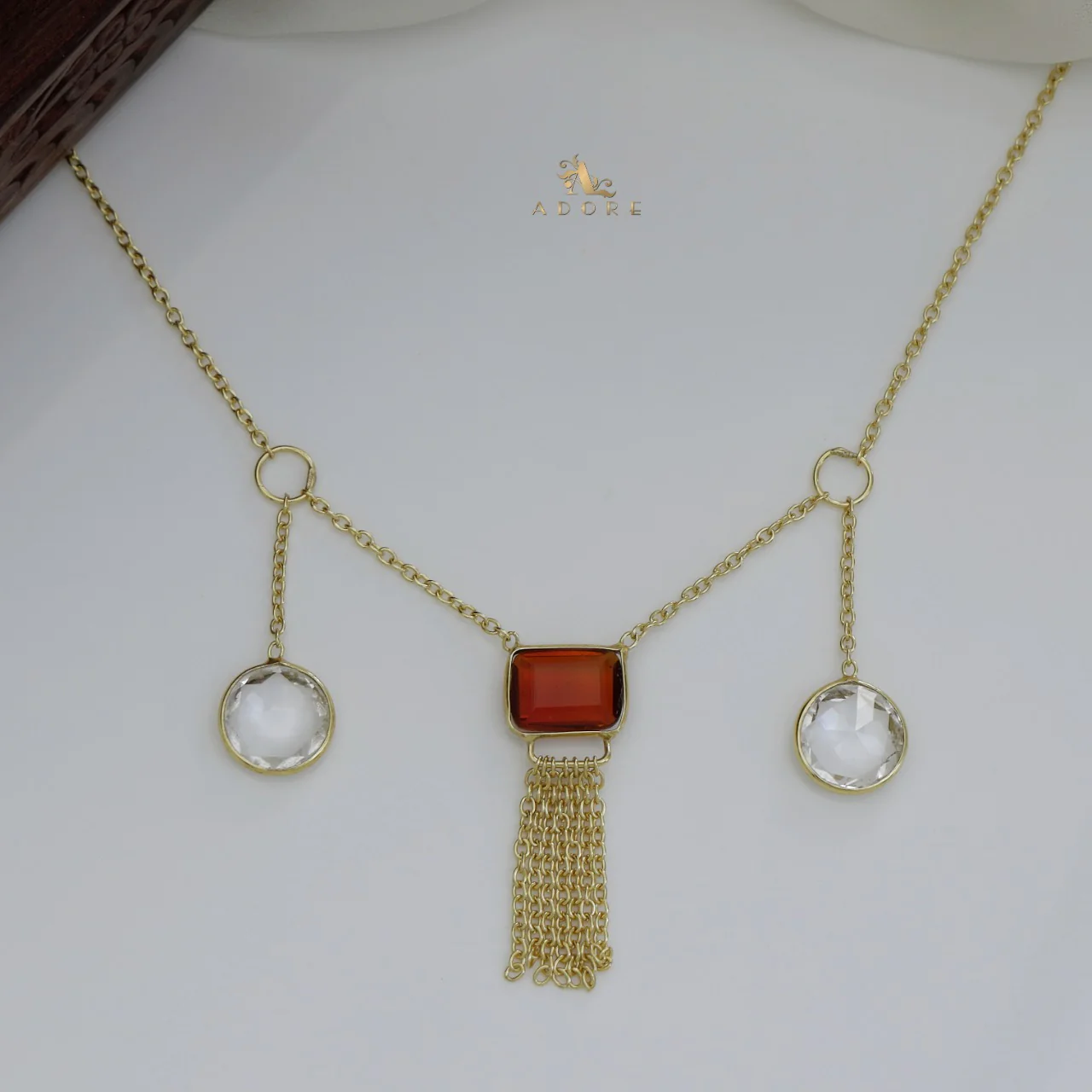 Ashbel 2 Round Glossy Neckpiece - Image 5