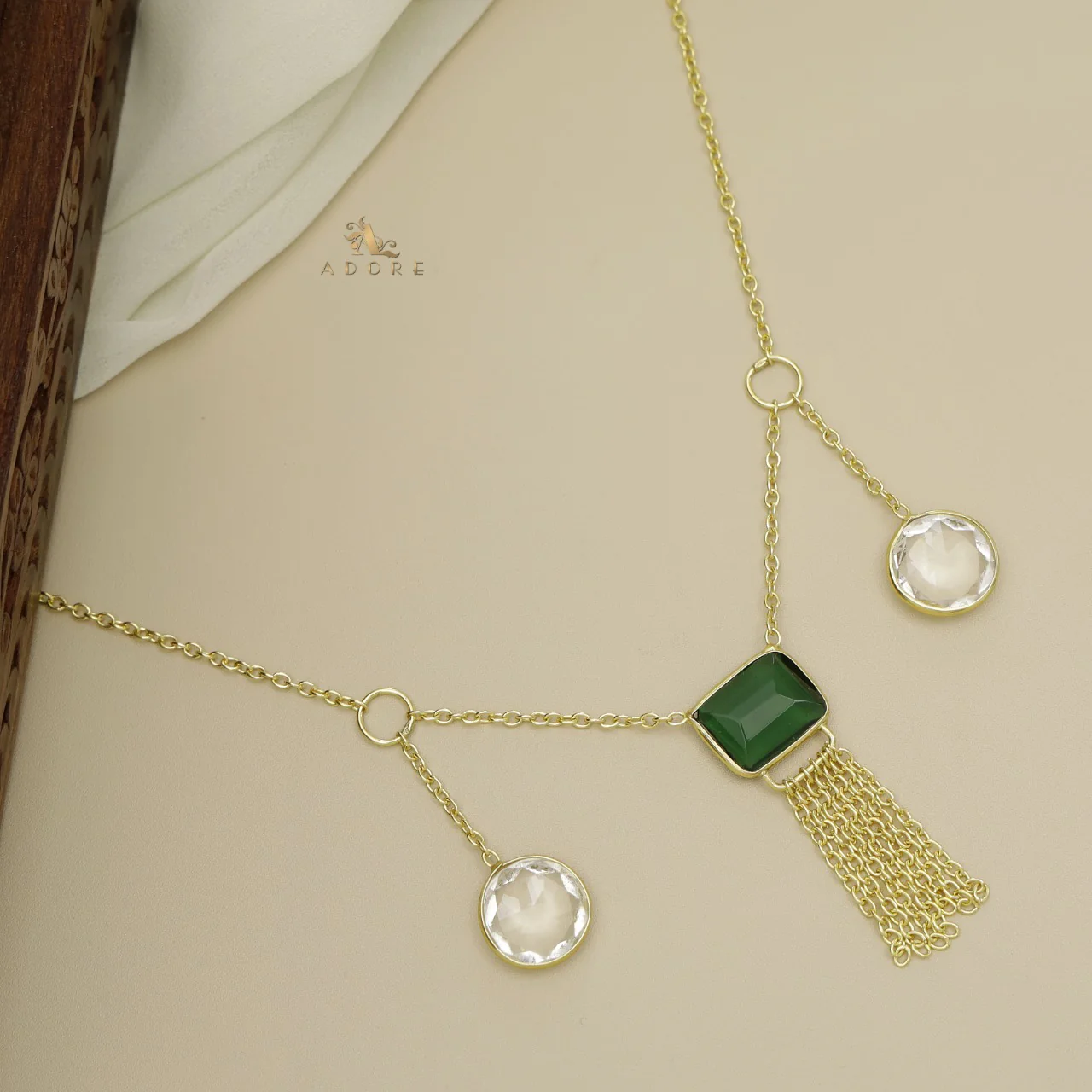 Ashbel 2 Round Glossy Neckpiece - Image 9