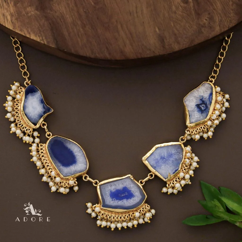 Aspeny Agate Pearl Neckpiece - Image 12