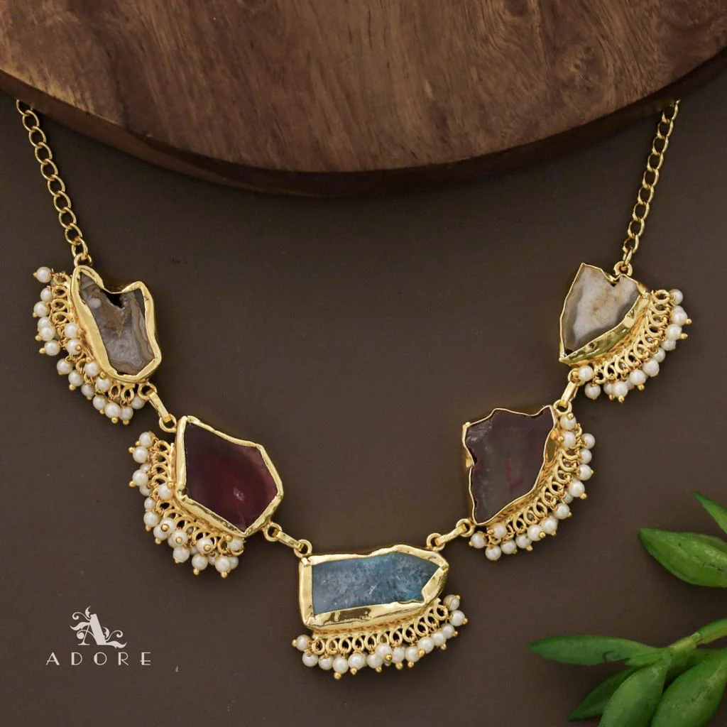 Aspeny Agate Pearl Neckpiece - Image 16