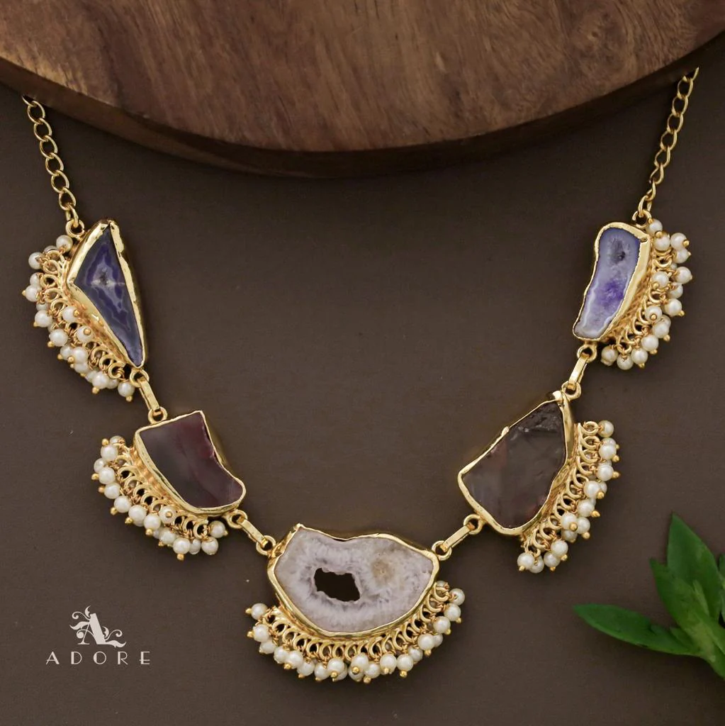 Aspeny Agate Pearl Neckpiece - Image 18