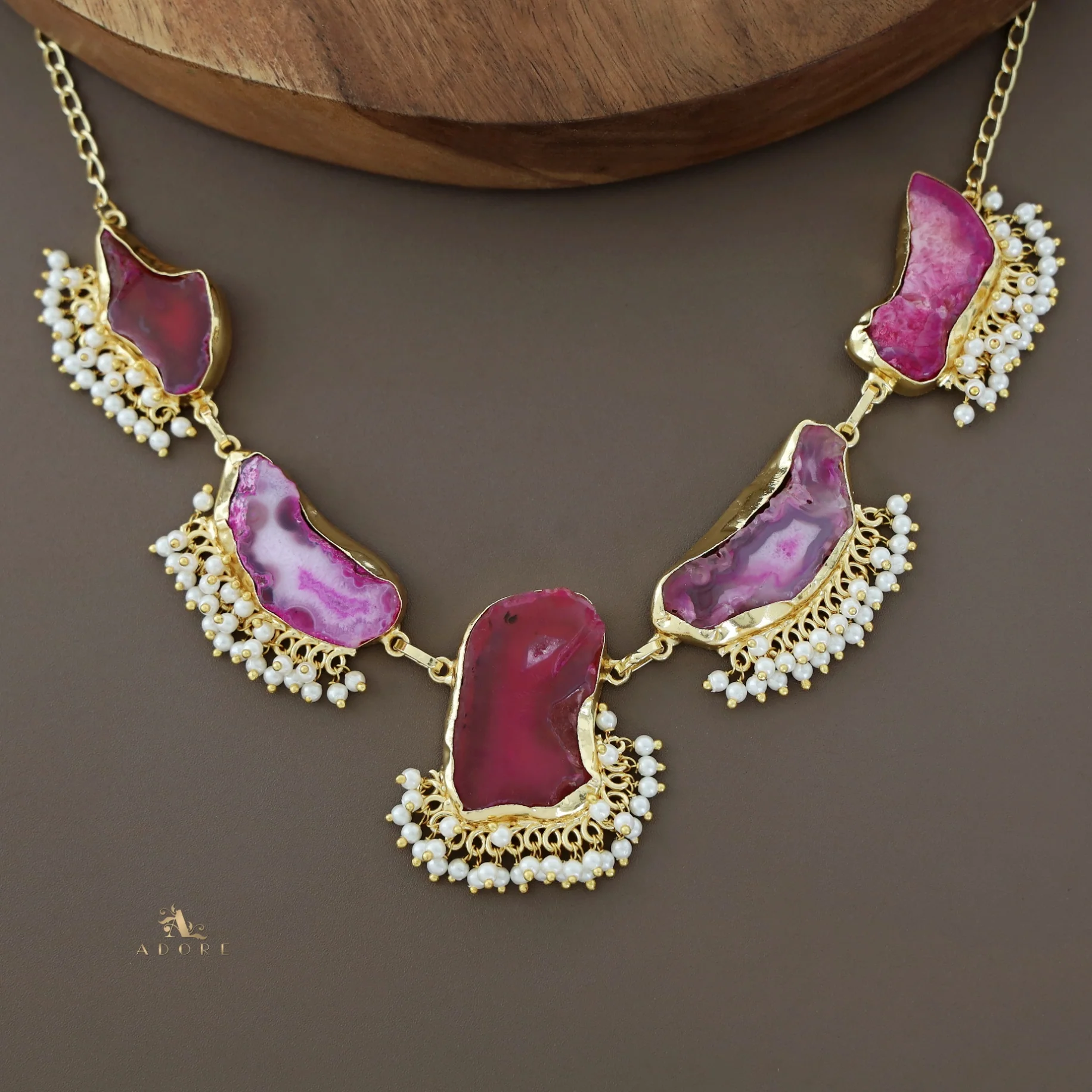 Aspeny Agate Pearl Neckpiece - Image 23