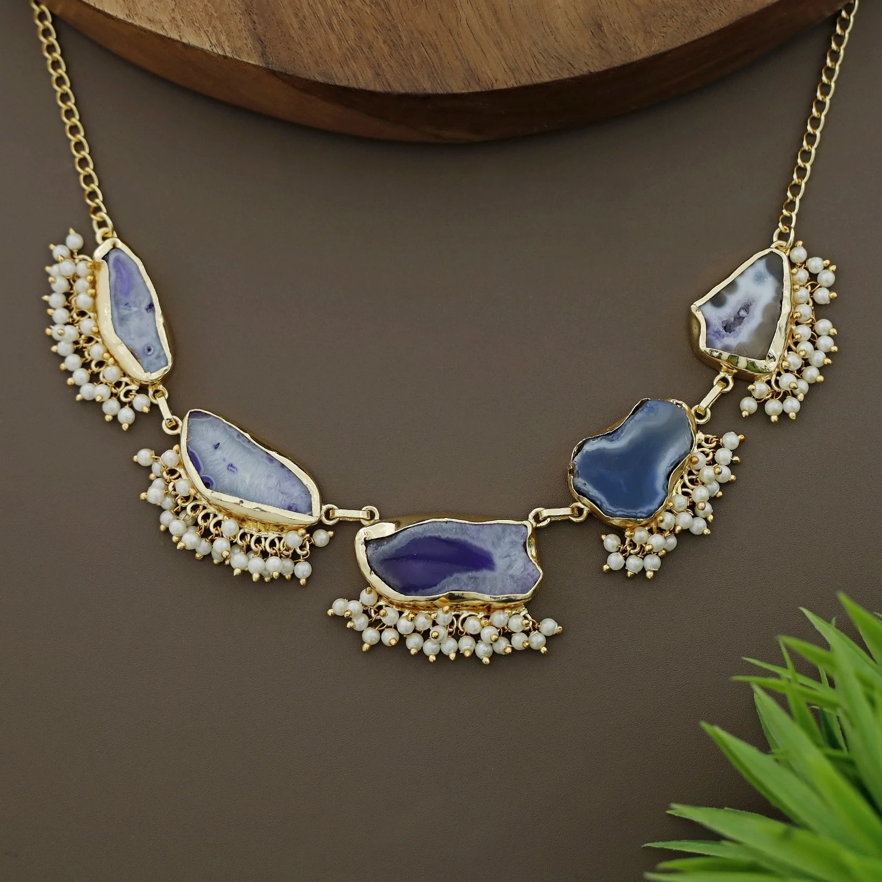 Aspeny Agate Pearl Neckpiece - Image 27