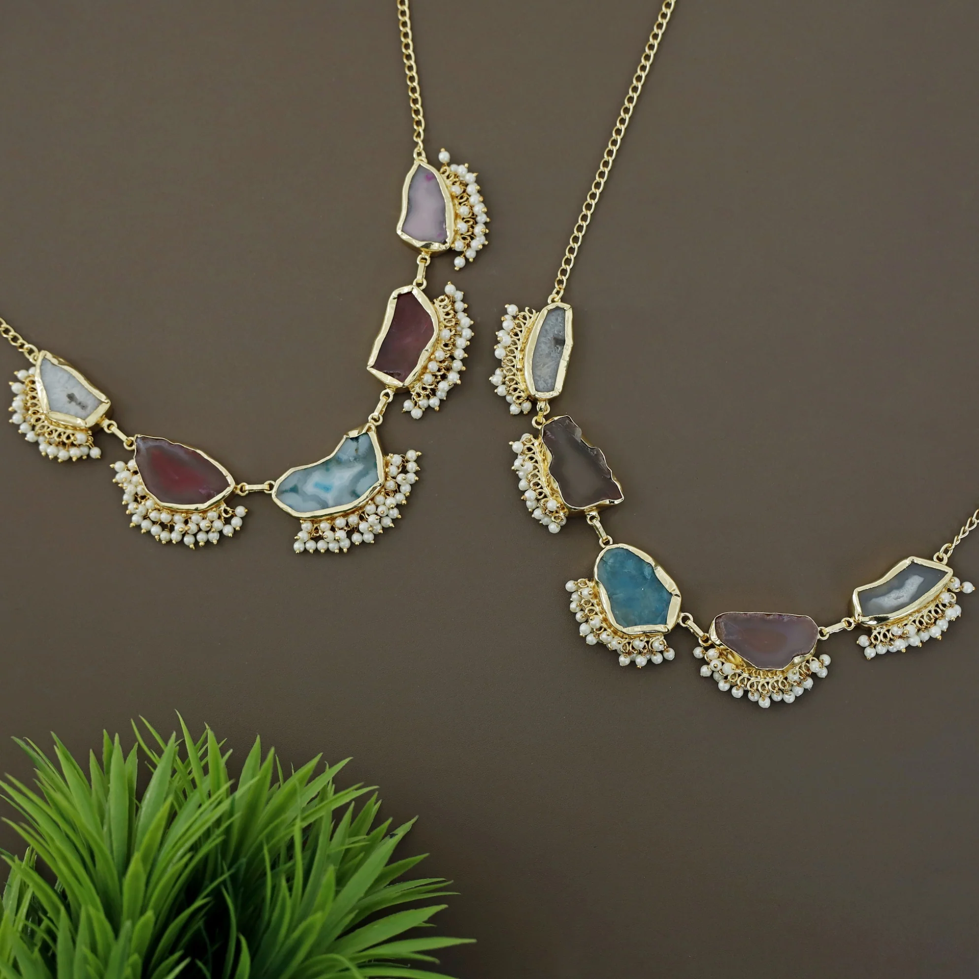 Aspeny Agate Pearl Neckpiece - Image 34