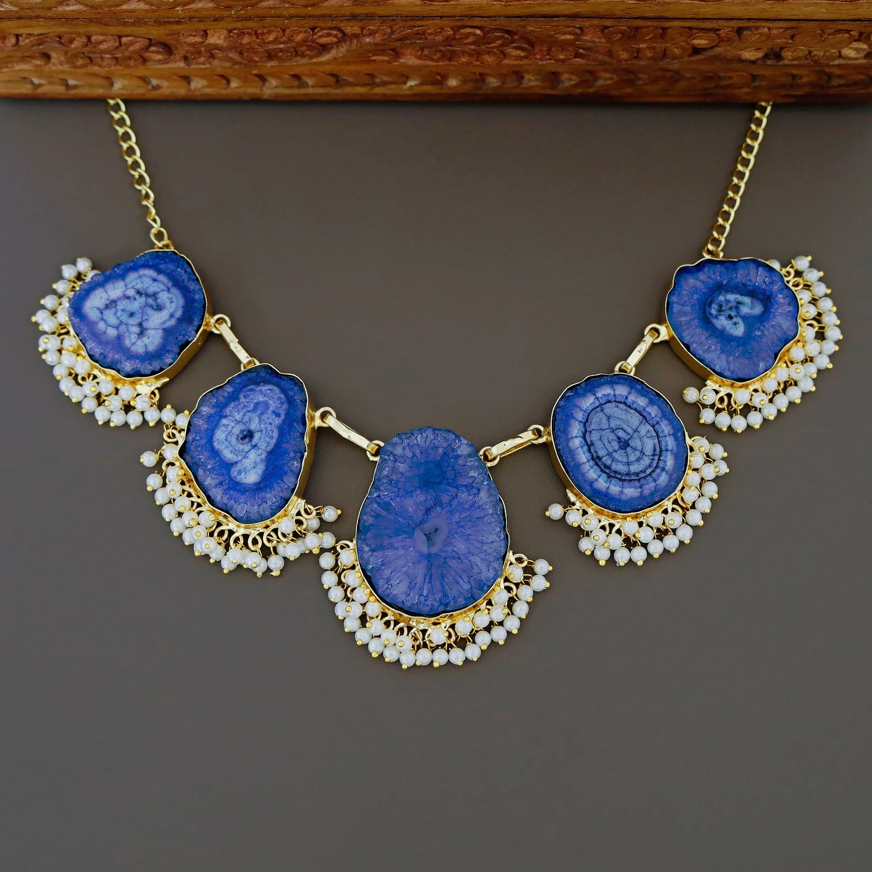 Aspeny Agate Pearl Neckpiece - Image 39