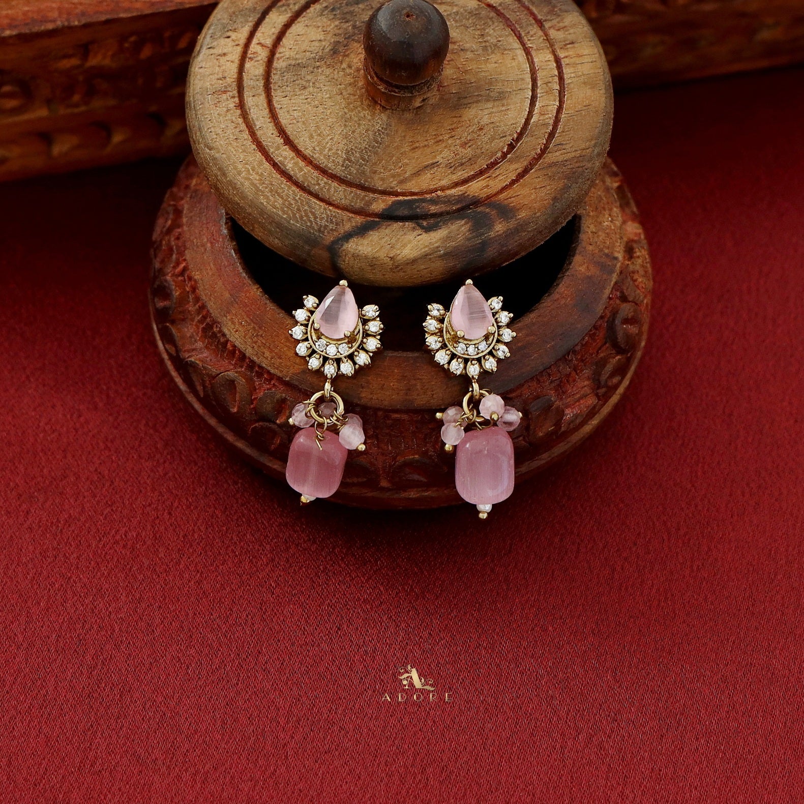 Aswani Mangalsutra Short Neckpiece With Earring - Image 8