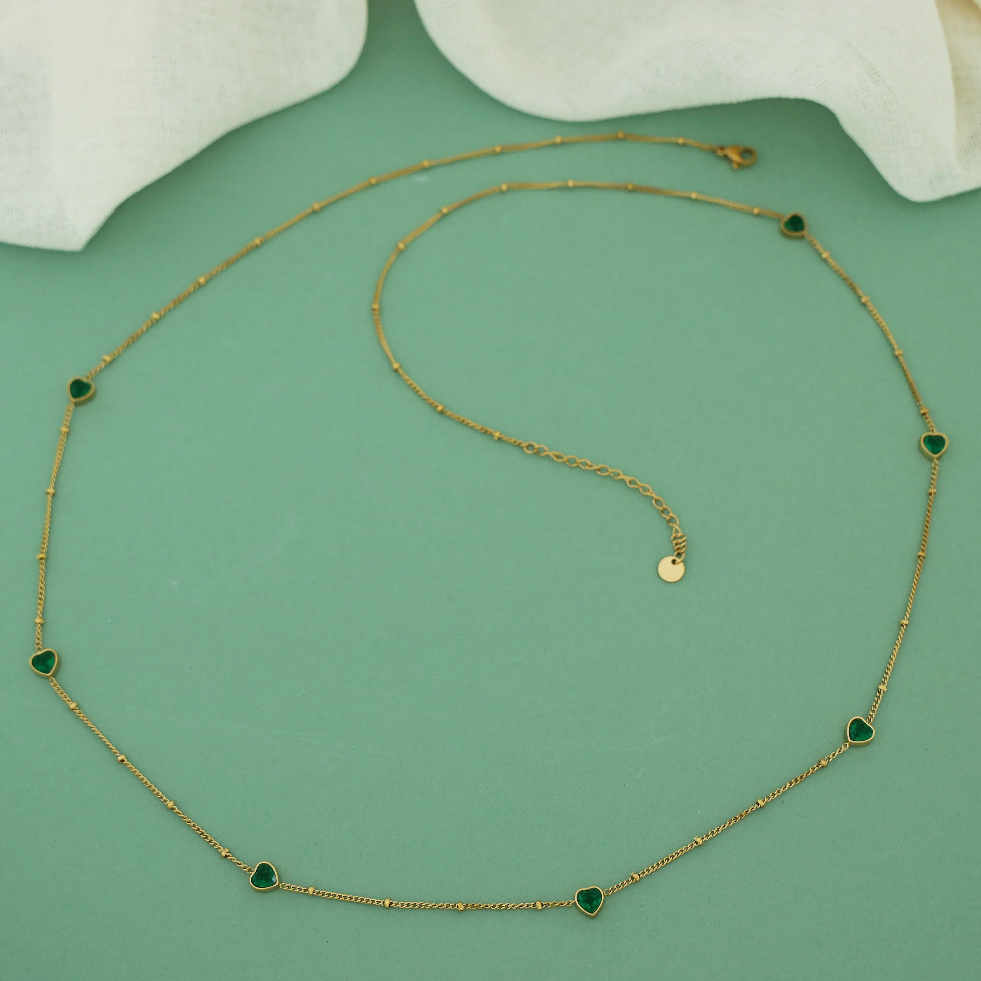 Athena Glossy Heart Hip Chain - Image 2