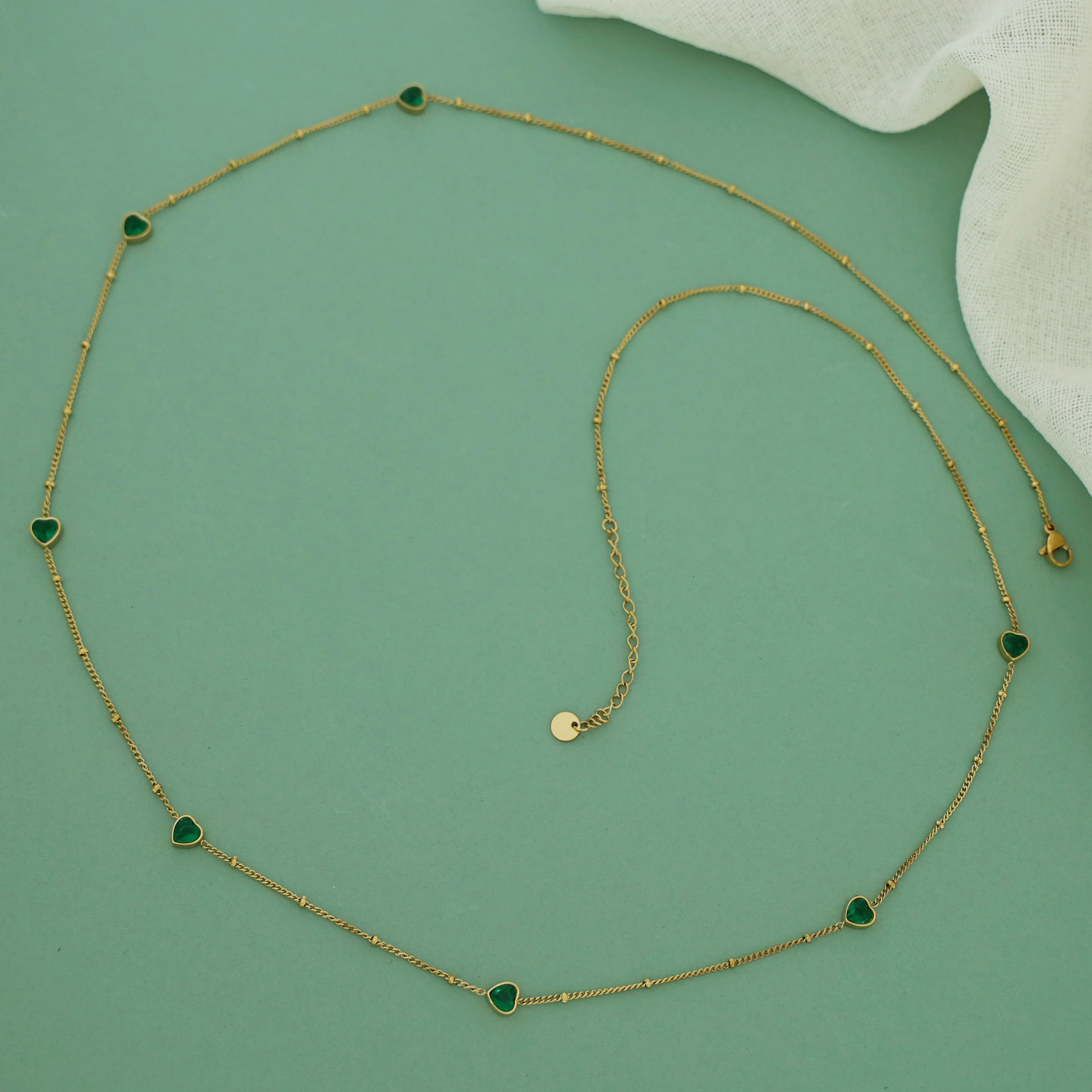 Athena Glossy Heart Hip Chain - Image 3
