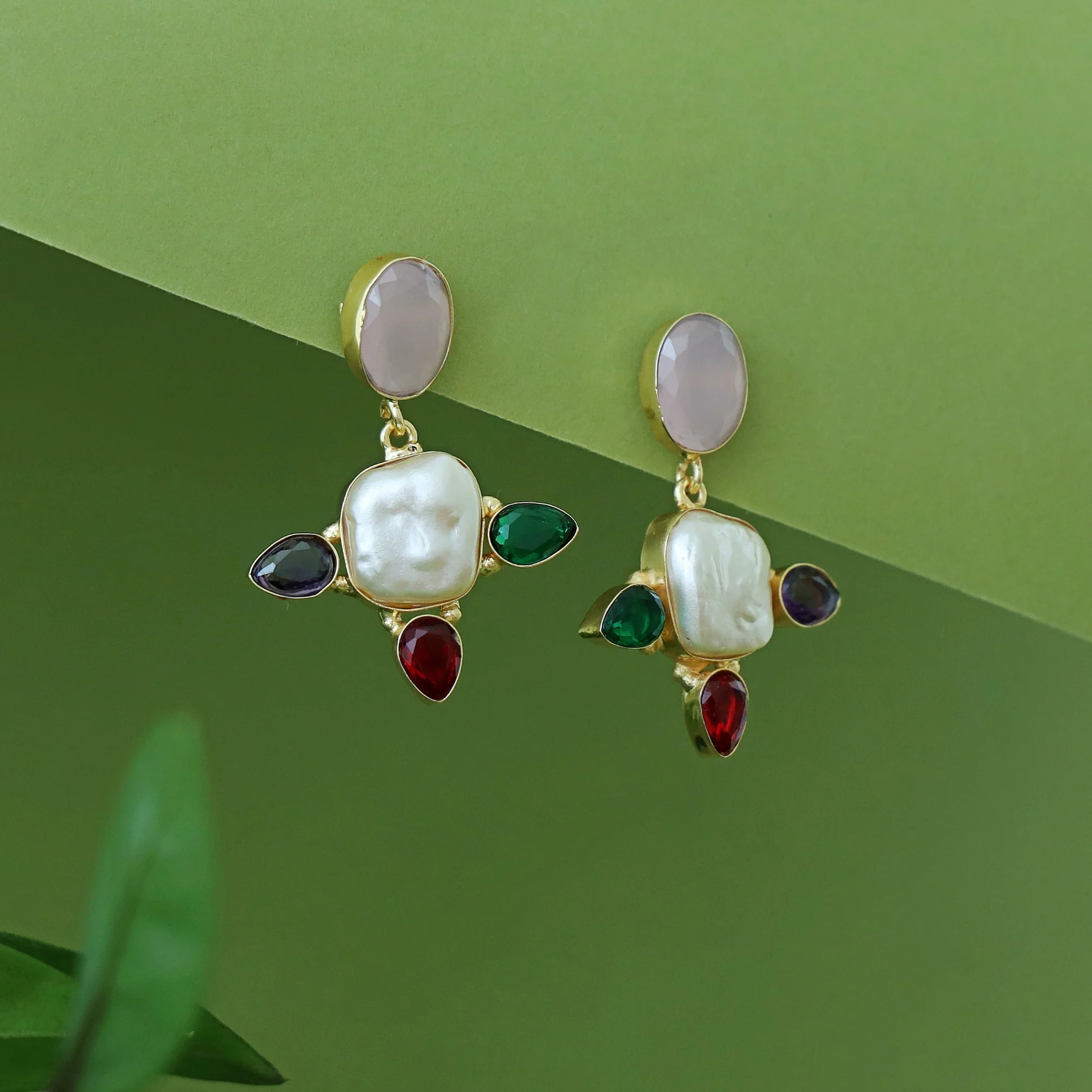 Audrey Baroque Glossy Earring - Image 9