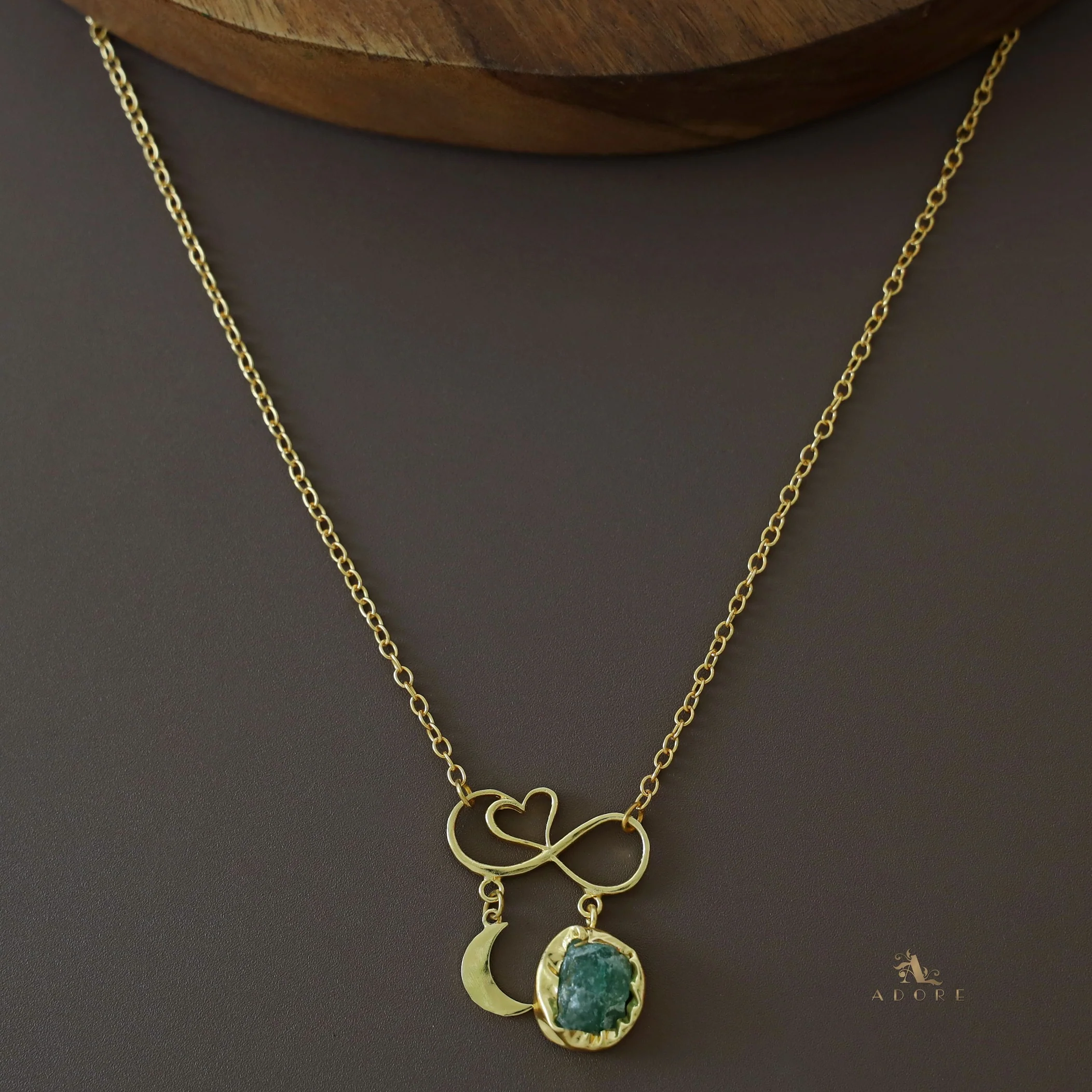 Azaria Raw Stone + Moon Neckpiece - Image 11