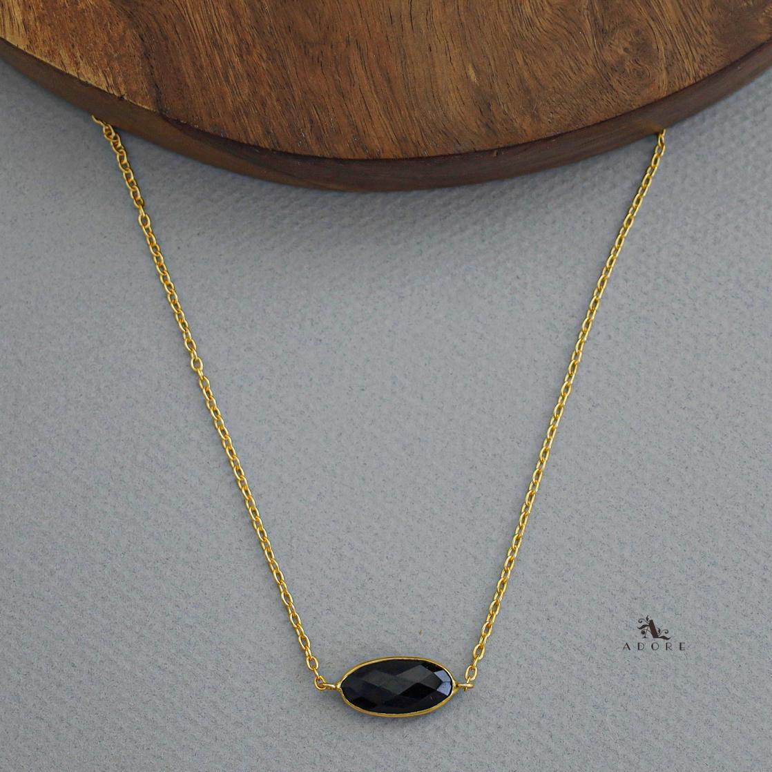 Azara Glossy Oval Short Neckpiece - Image 17