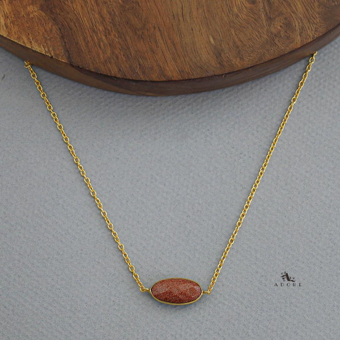 Azara Glossy Oval Short Neckpiece - Image 22