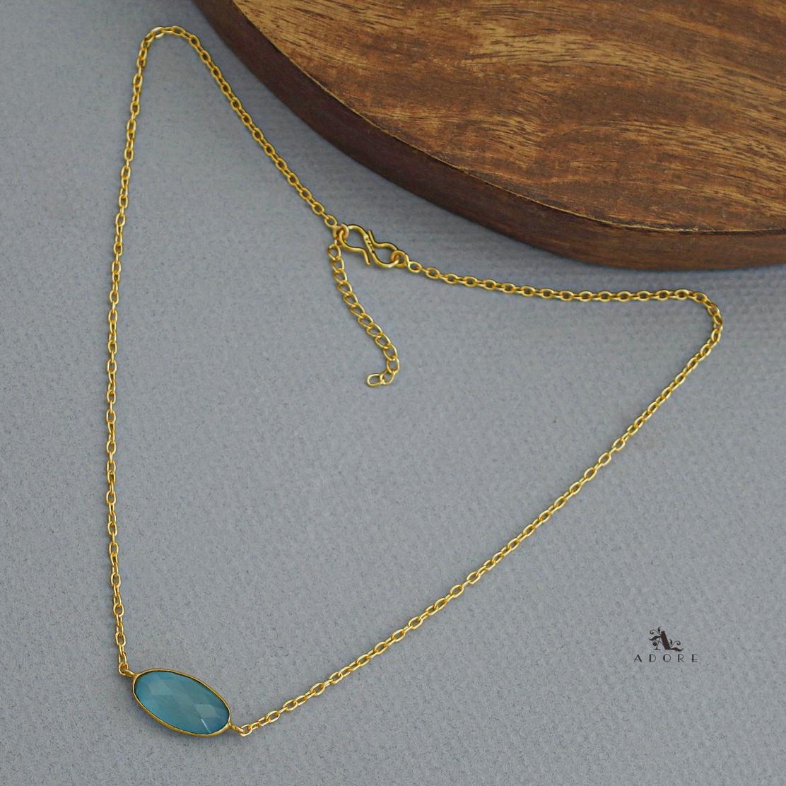 Azara Glossy Oval Short Neckpiece - Image 24