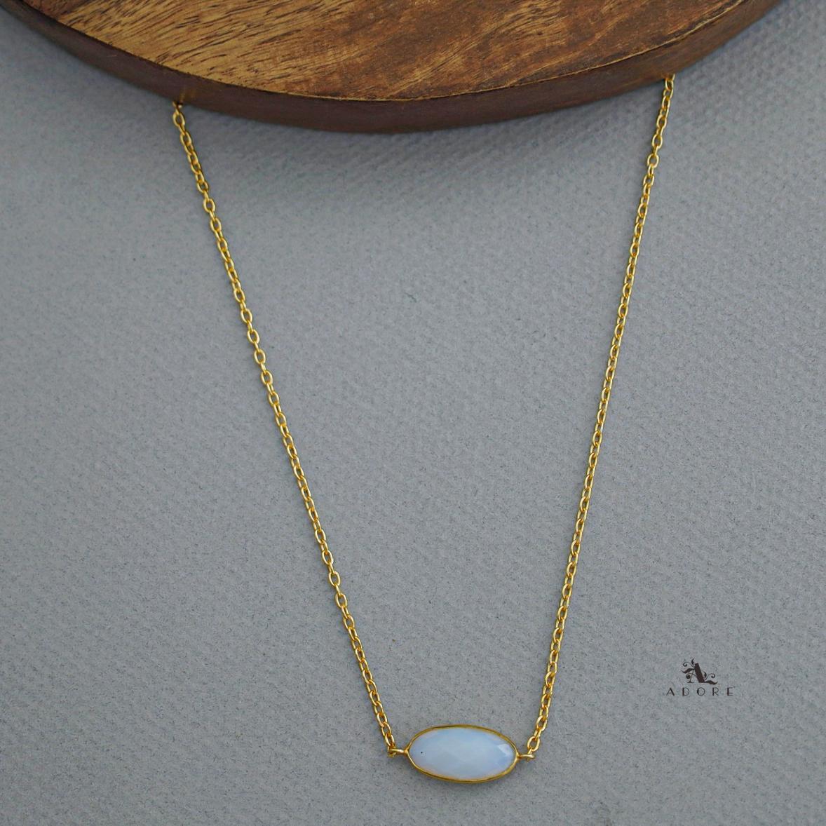 Azara Glossy Oval Short Neckpiece - Image 28